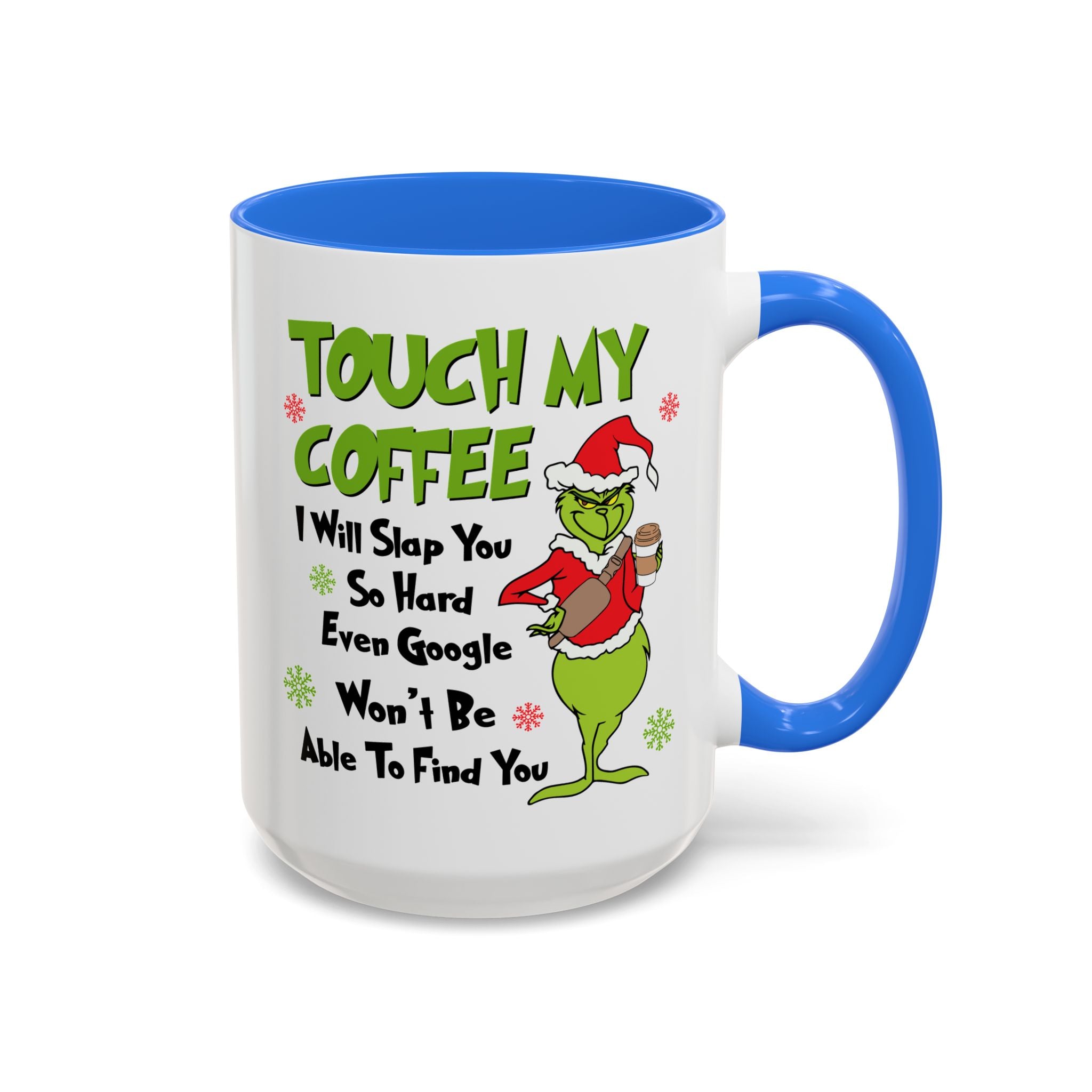 Colorful Grinch Coffee Mug - Fun Holiday Cup, Unique Gift, 11oz & 15oz Sizes, Perfect for Christmas, Funny Humor Mug, Coffee Lover's Delight