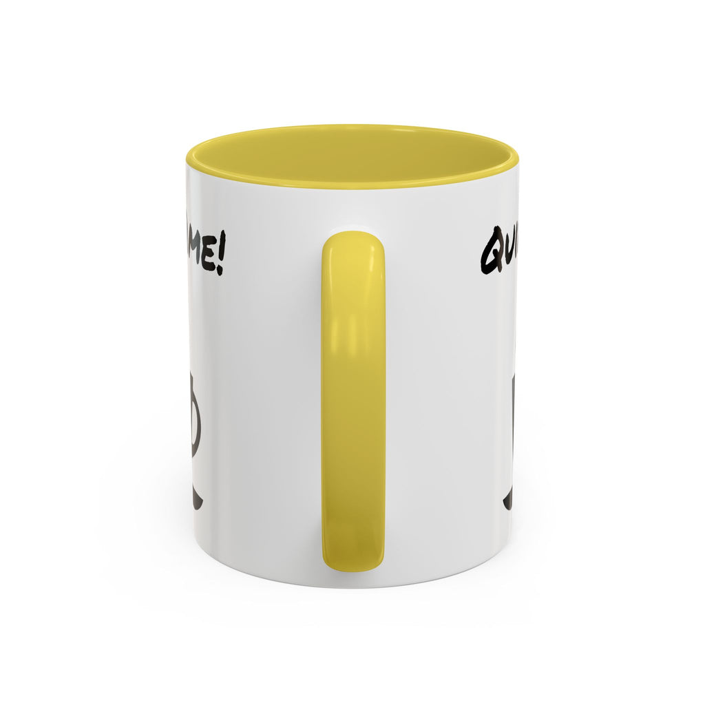 Quiet Time Coffee Mug — Black Accent 11oz/15oz