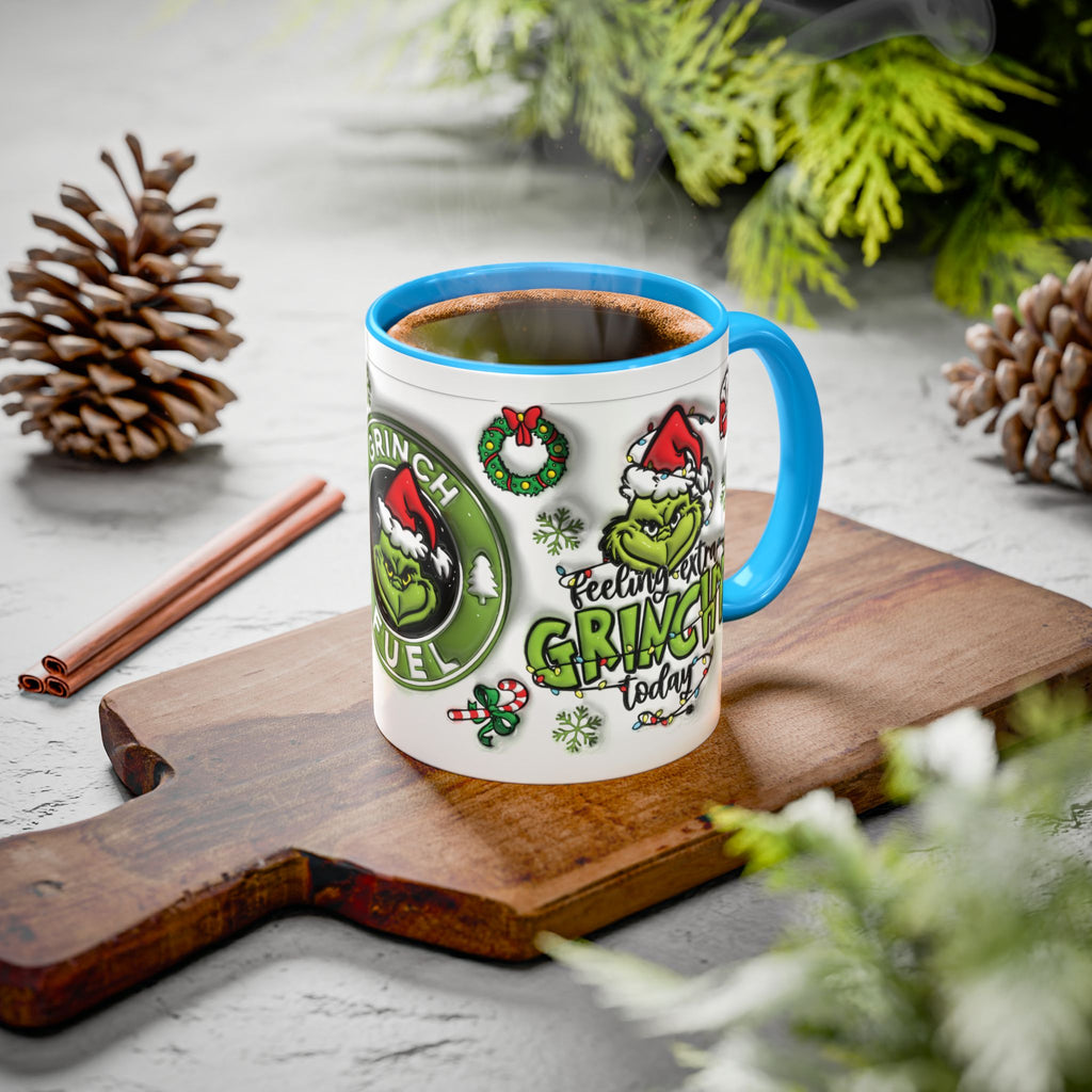 Grinch-themed Coffee Mug, Fun Holiday Gift, Christmas Mug, Grinch Fuel, Unique Grinchy Decor, Extra Grinchy Mug