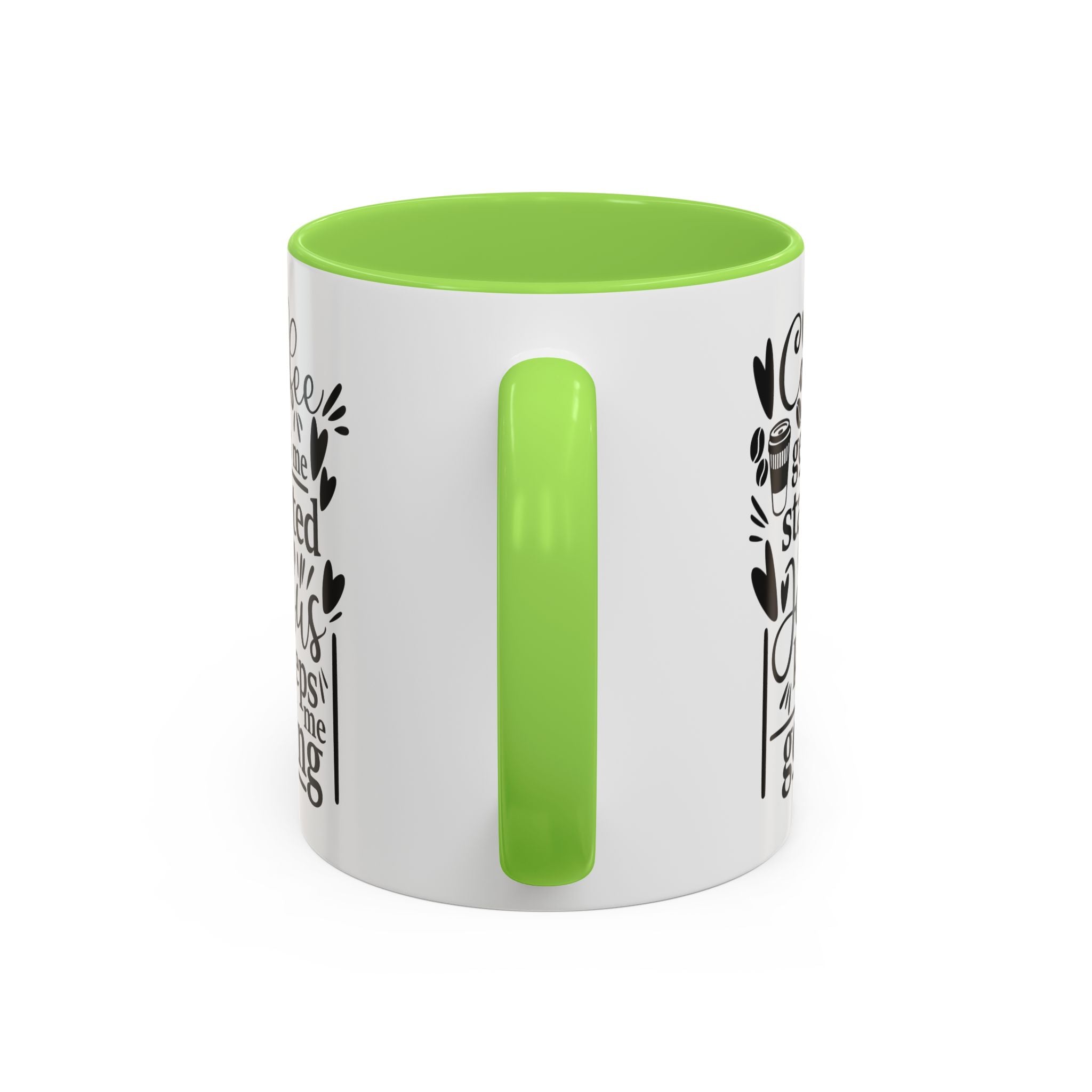 Faithful Morning Mug, Christian Coffee Cup, Religious Tea Mug, Jesus and Coffee Drinkware, Colorful Ceramic Mug