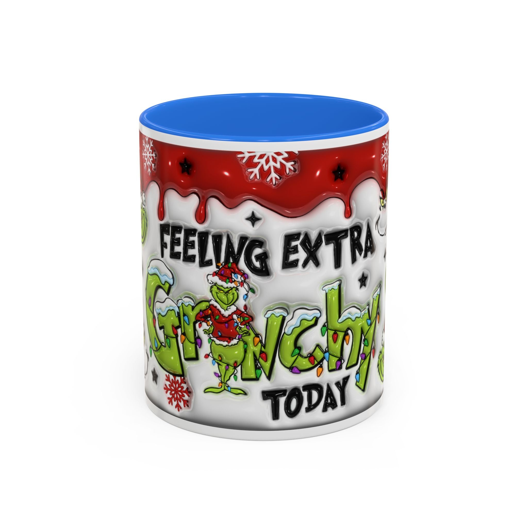 Grinch Holiday Mug - Feeling Extra Grinchy Today! Christmas Gift, Funny Coffee Cup, Holiday Decor, Winter Warmth