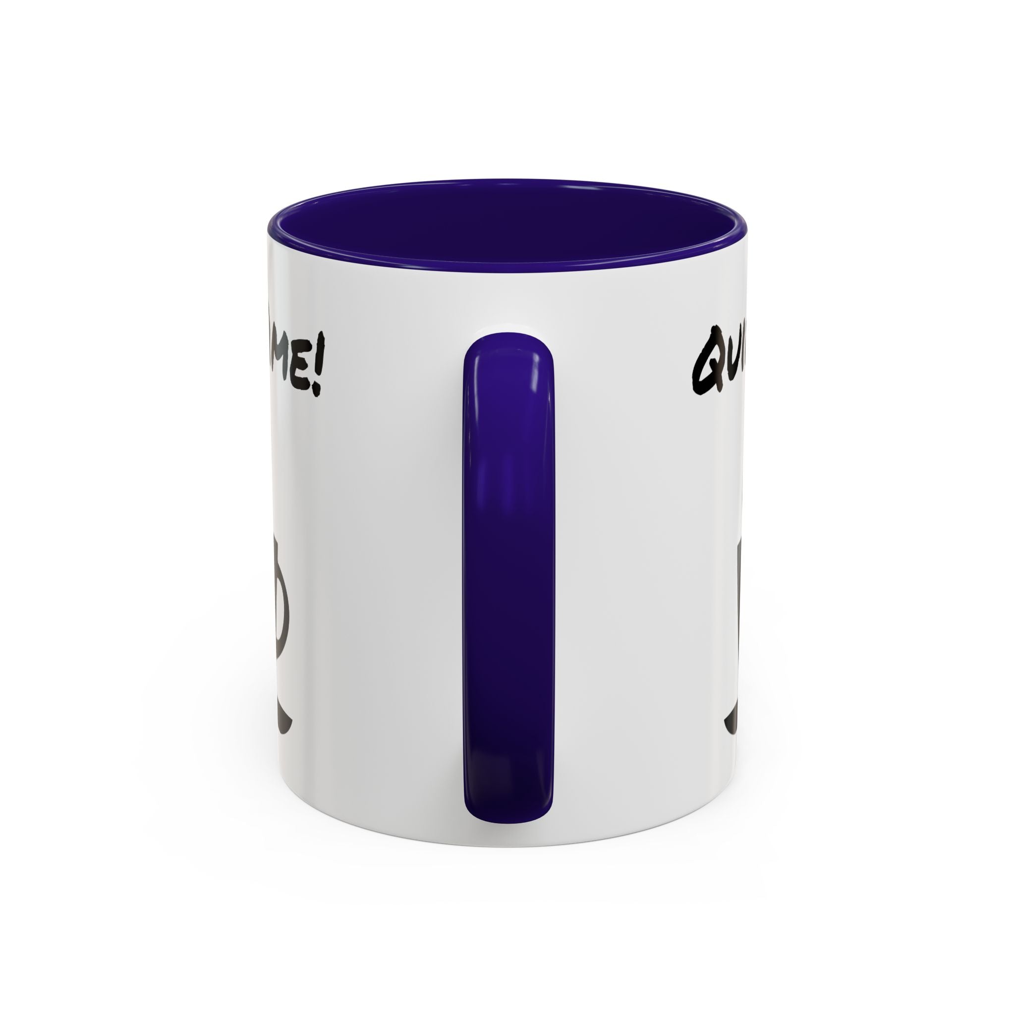 Quiet Time Coffee Mug — Black Accent 11oz/15oz