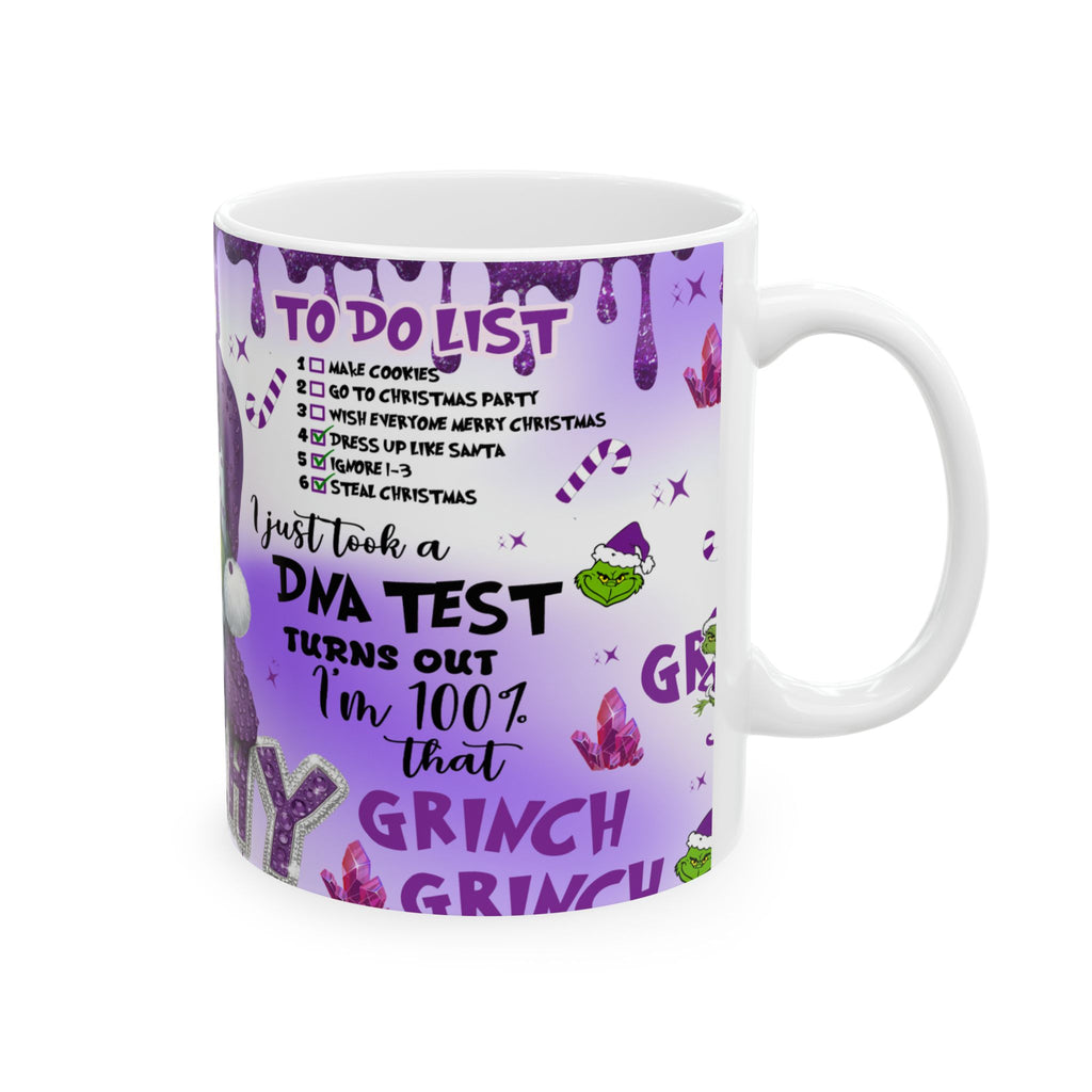 Whimsical Grinch Mug - Perfect Holiday Gift, Fun Coffee Cup, Festive Drinkware, Humor Collectible, Christmas Decor