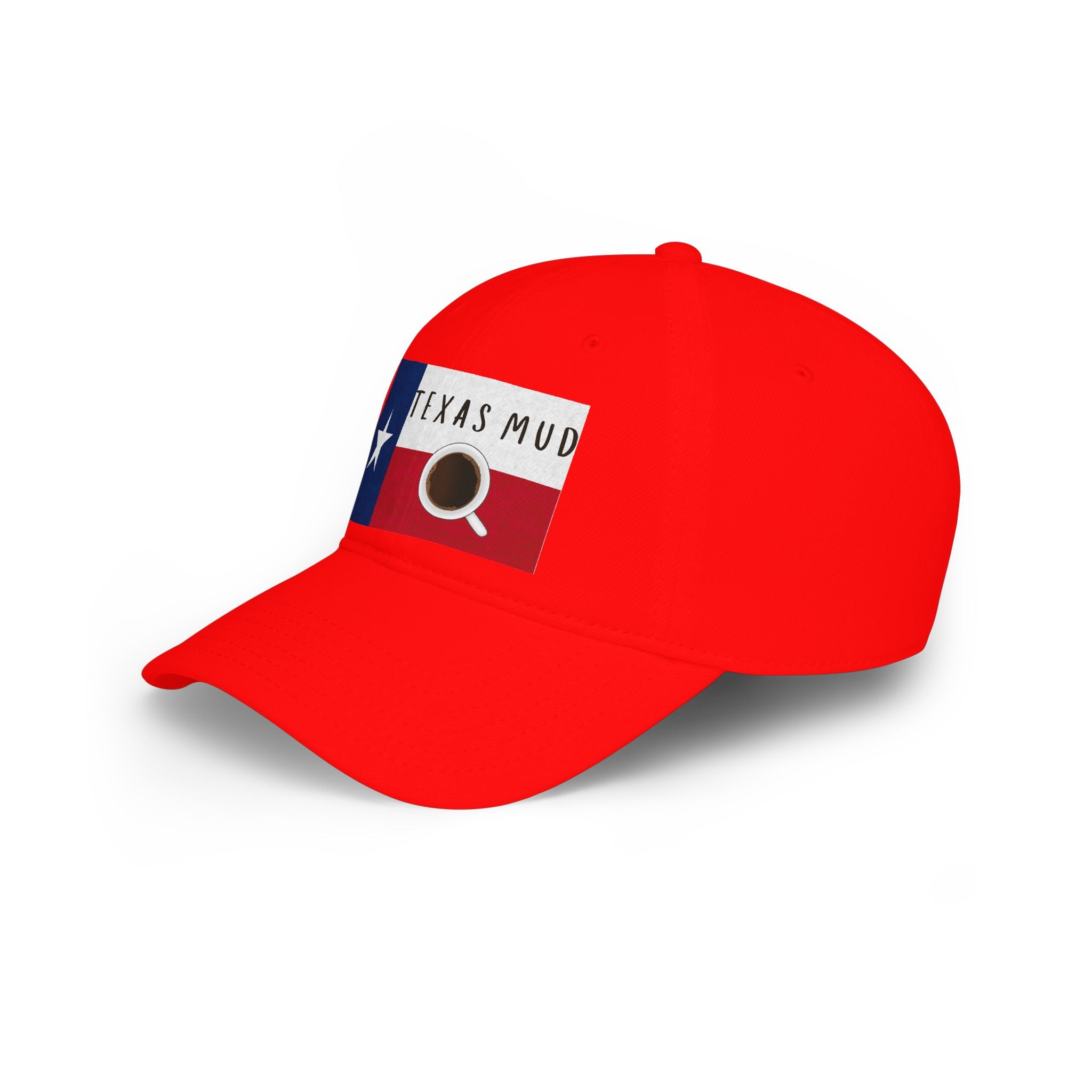 Texas Mud Coffee Flag Cap — Low Profile Baseball Hat