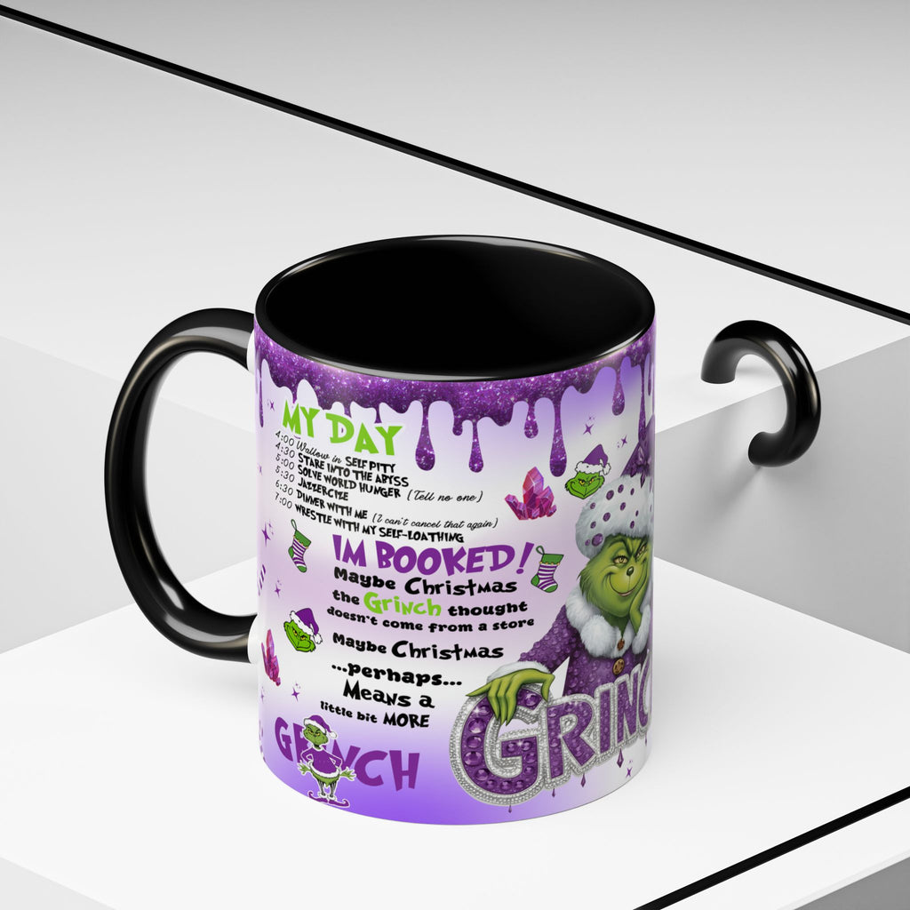 Grinchy Coffee Mug - Fun Holiday Mug, Christmas Gift, Office Decor, Grinch Lovers, DNA Test Humor