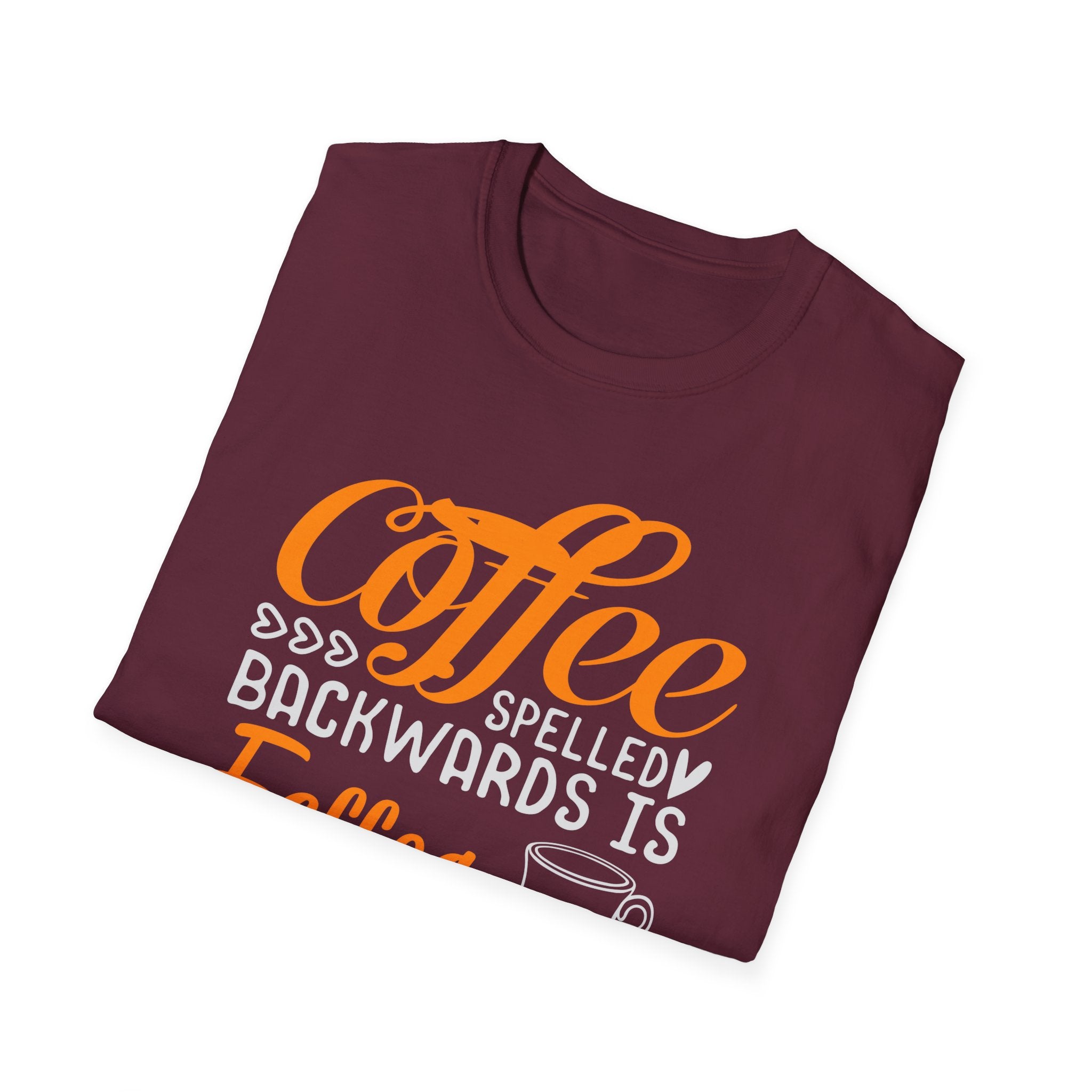 Eeffoc Coffee T-Shirt, Unisex Tee, Caffeine Lover Shirt, Funny Graphic Tee, Coffee Gift for Men and Women