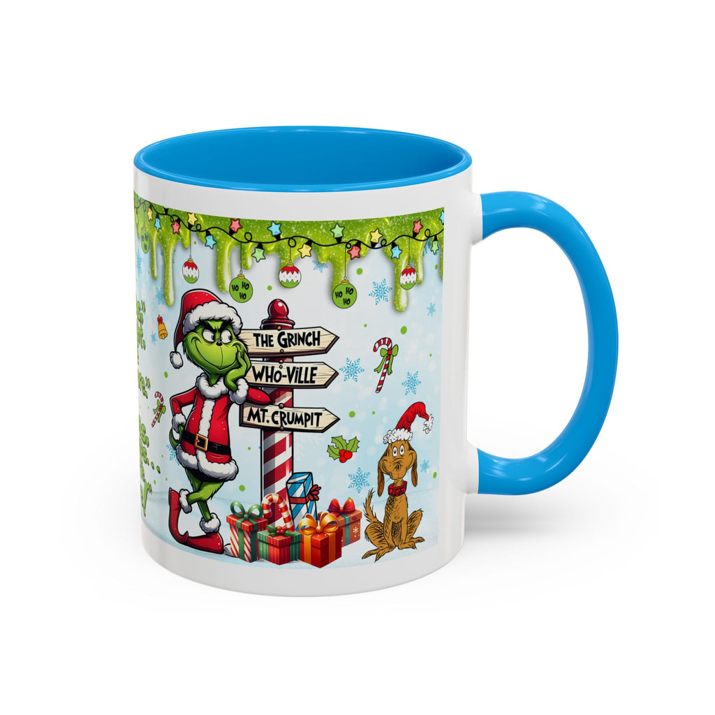 Grinch Christmas Mug | Colorful 11oz 15oz Ceramic Coffee Cup