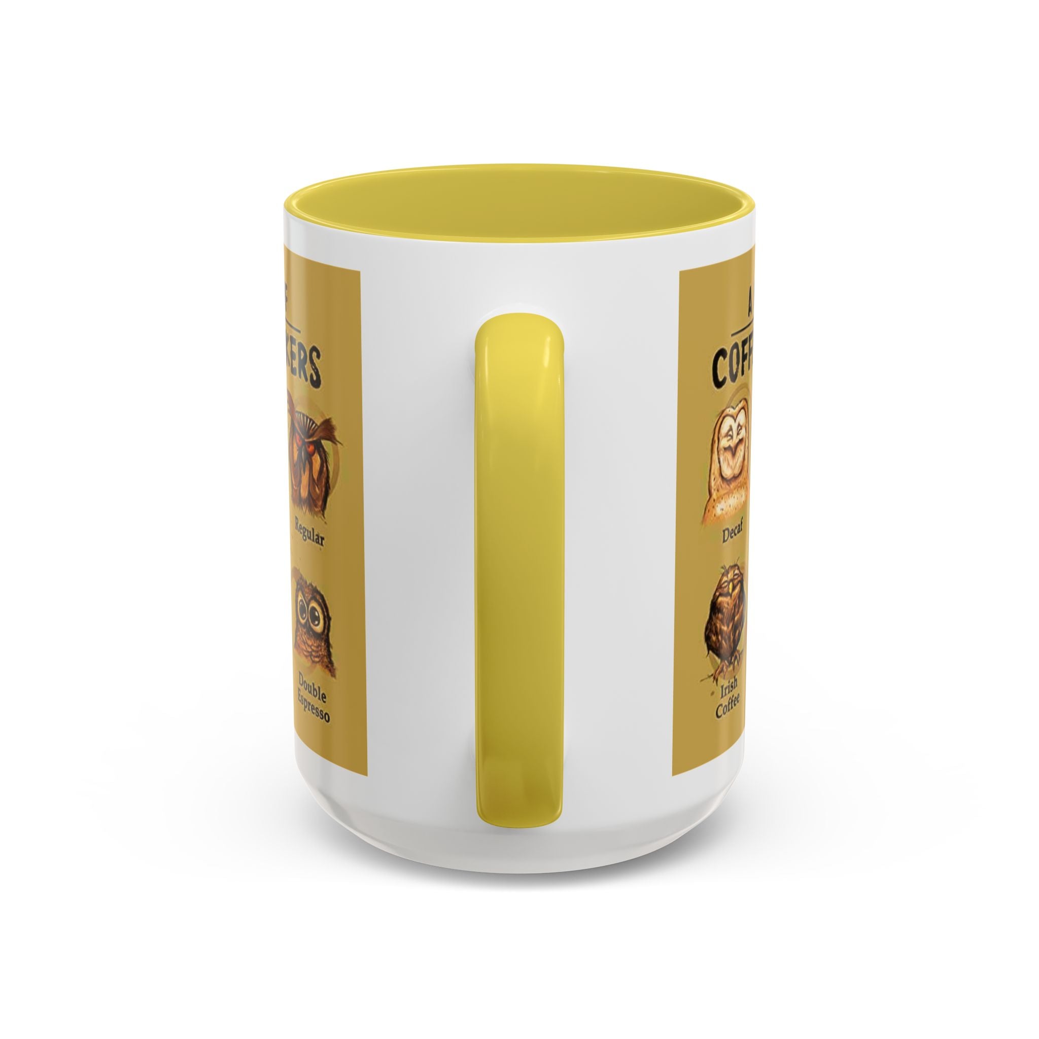 Coffee Owl Mug — "A Hoo's Hoo of Coffee Drinkers" 11oz/15oz