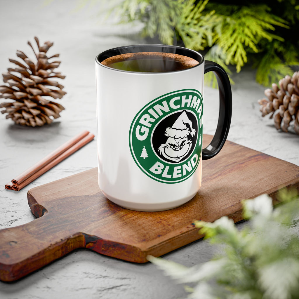 Christmas Grinch Coffee Mug, Colorful 11oz & 15oz Mugs, Holiday Gift, Funny Grinchmas Mug, Winter Decor, Unique Coffee Cup