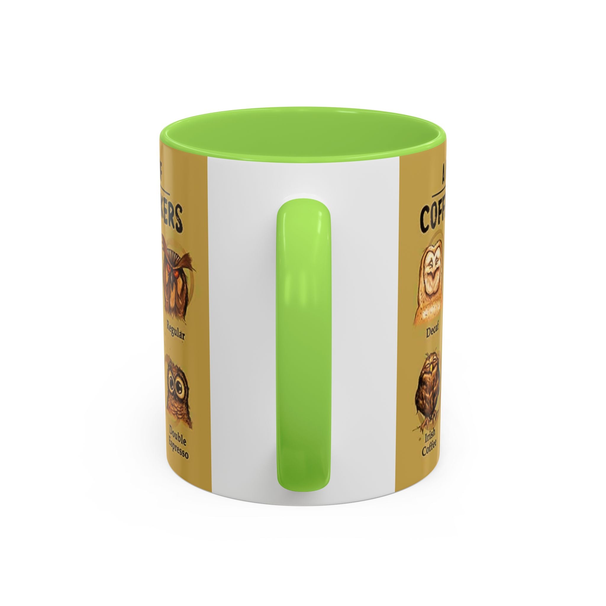 Coffee Owl Mug — "A Hoo's Hoo of Coffee Drinkers" 11oz/15oz