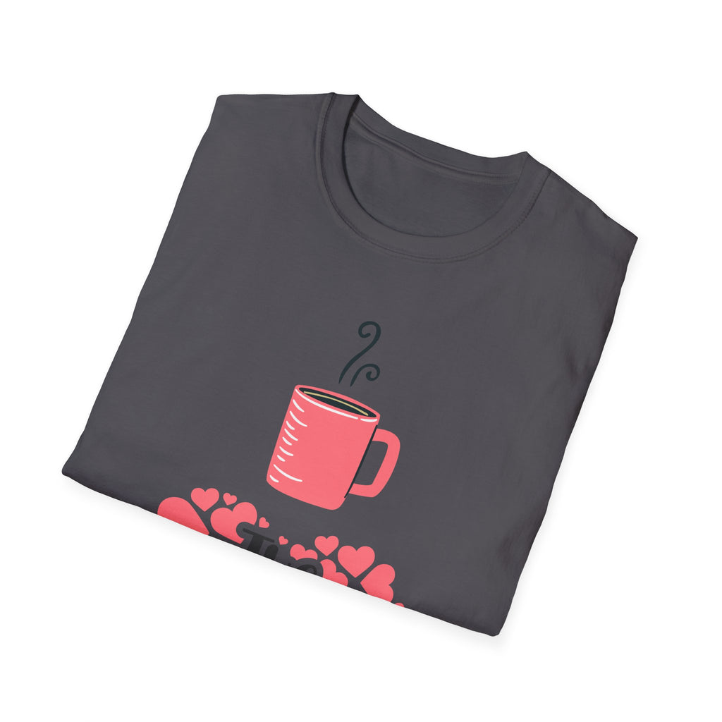 The Hot Coffee Mug Life - Unisex Softstyle T-Shirt