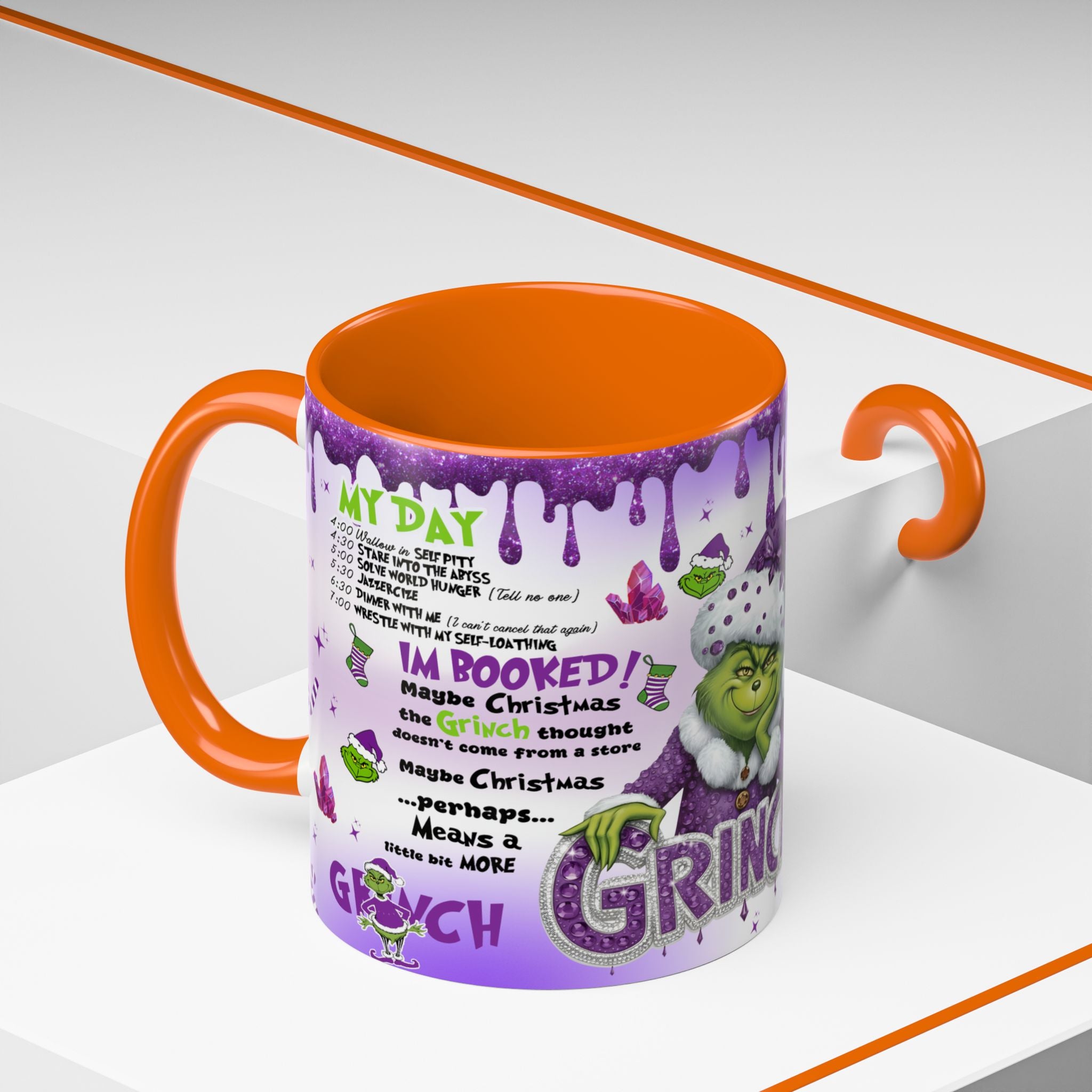 Grinchy Coffee Mug - Fun Holiday Mug, Christmas Gift, Office Decor, Grinch Lovers, DNA Test Humor