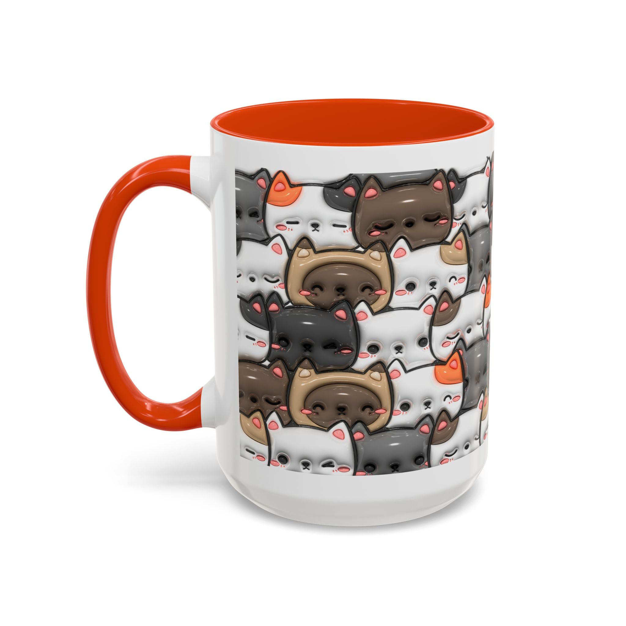 Colorful Cat Mugs - Cute Pet Lover Gift, Cat-Themed Coffee Cup, Cat Lover's Mug, Fun Kitchen Decor, Feline Art Drinkware