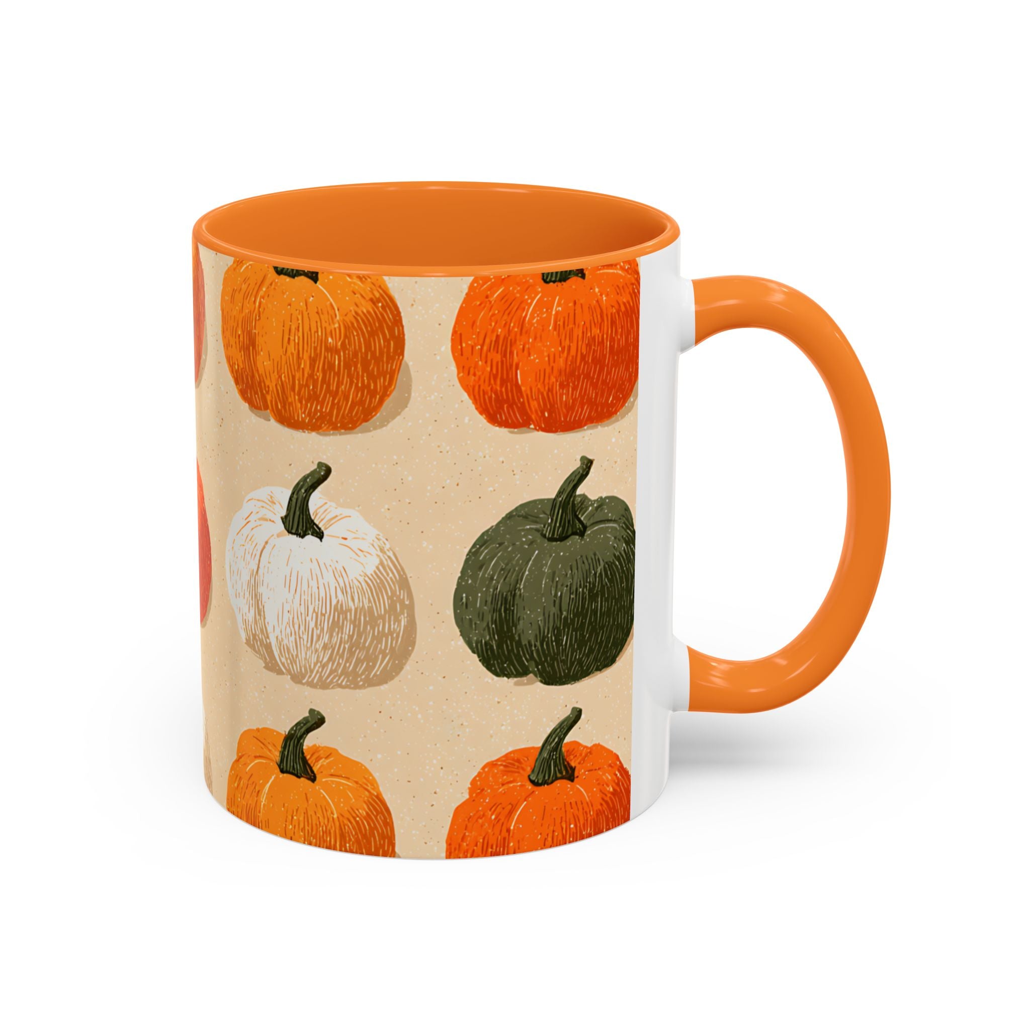 Autumn Pumpkin Mugs - Cozy Coffee Cups for Fall, Seasonal Drinkware, Thanksgiving Gifts, Home Decor, Pumpkin Spice Lovers