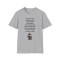 Forgetful Mini Character I Have To Pee T-Shirt | Funny Quote Tee