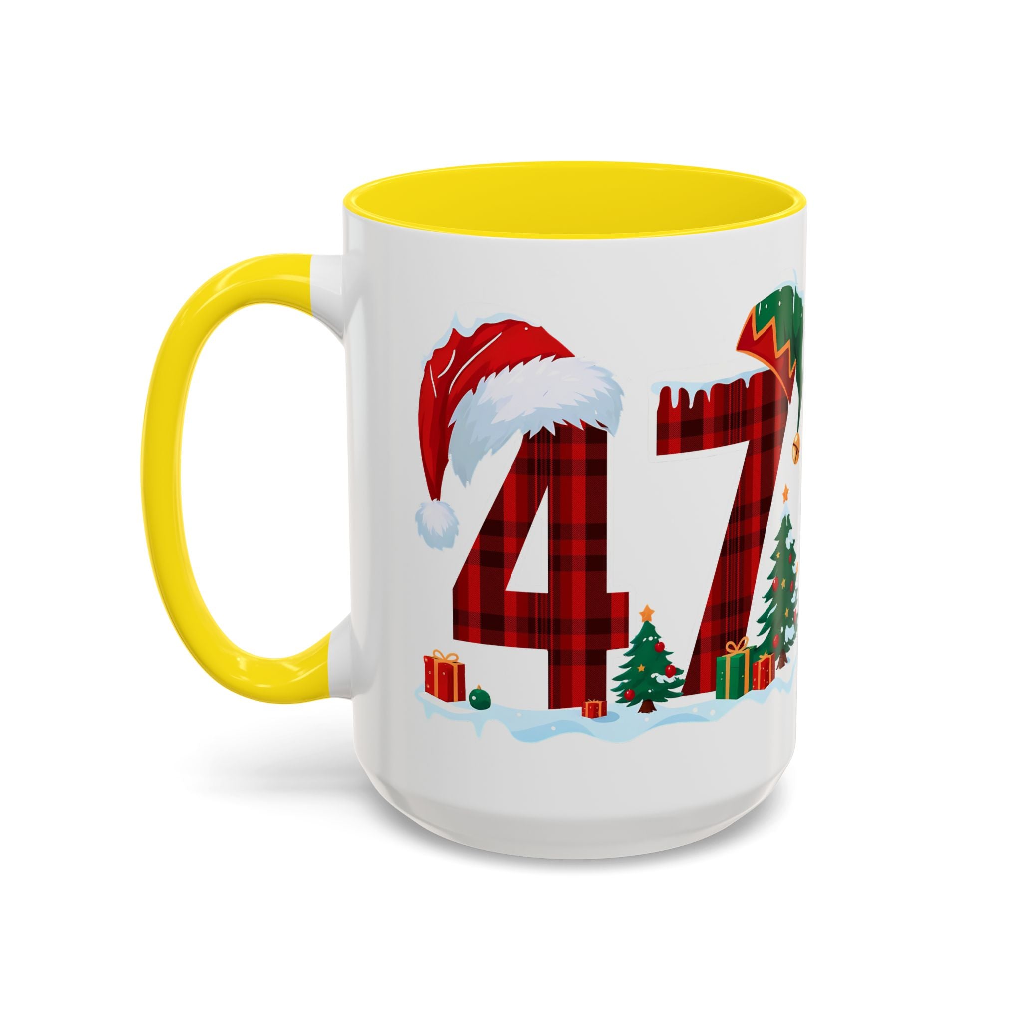 President 47 Trump Christmas Mug | Accent Coffee Mug