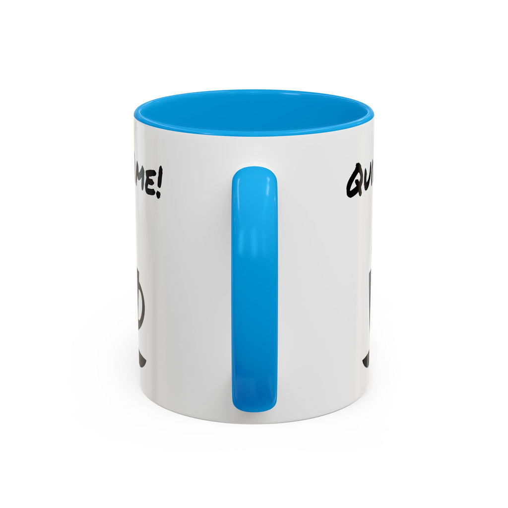 Quiet Time Coffee Mug — Black Accent 11oz/15oz