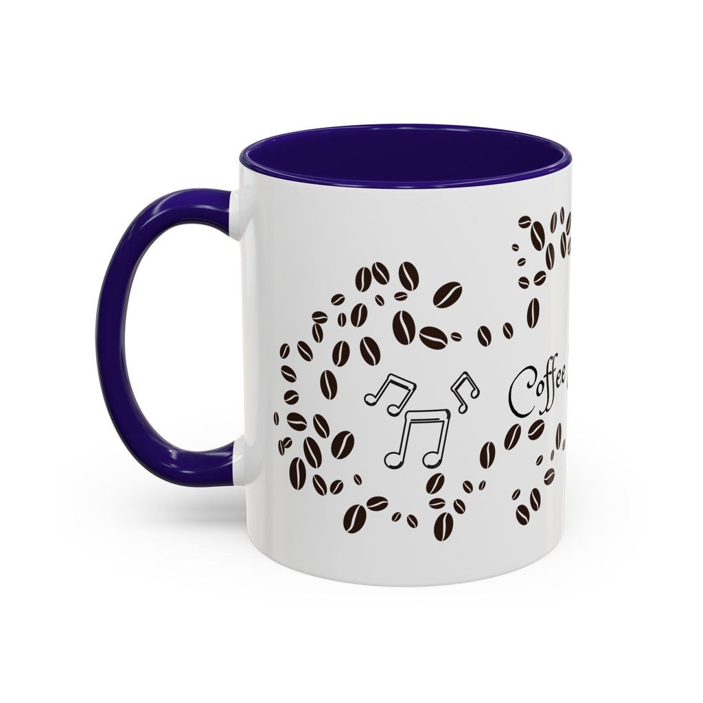 Coffee Sings to Me Mug — 11oz/15oz Ceramic Coffee Bean Music Mug