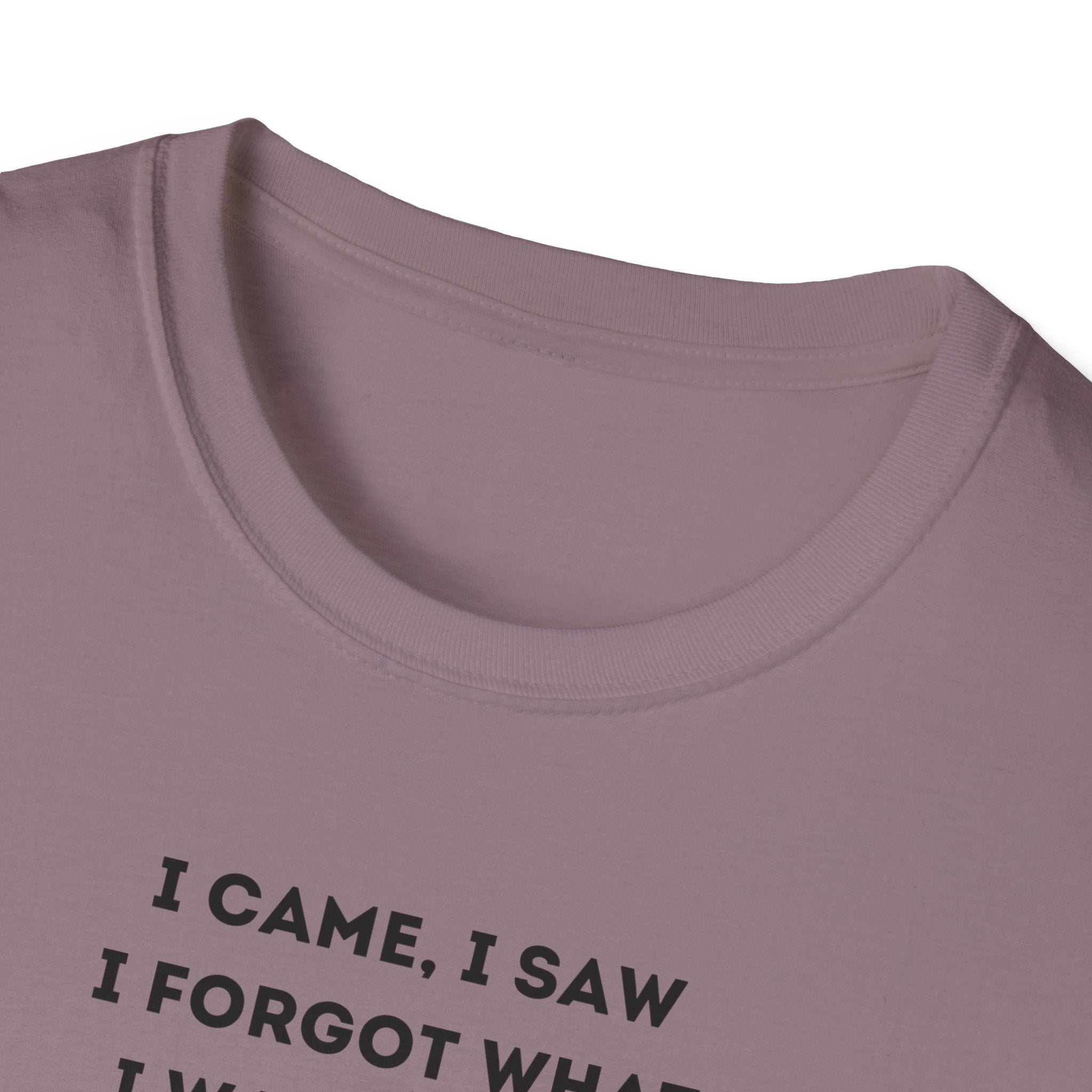 Forgetful Mini Character I Have To Pee T-Shirt | Funny Quote Tee