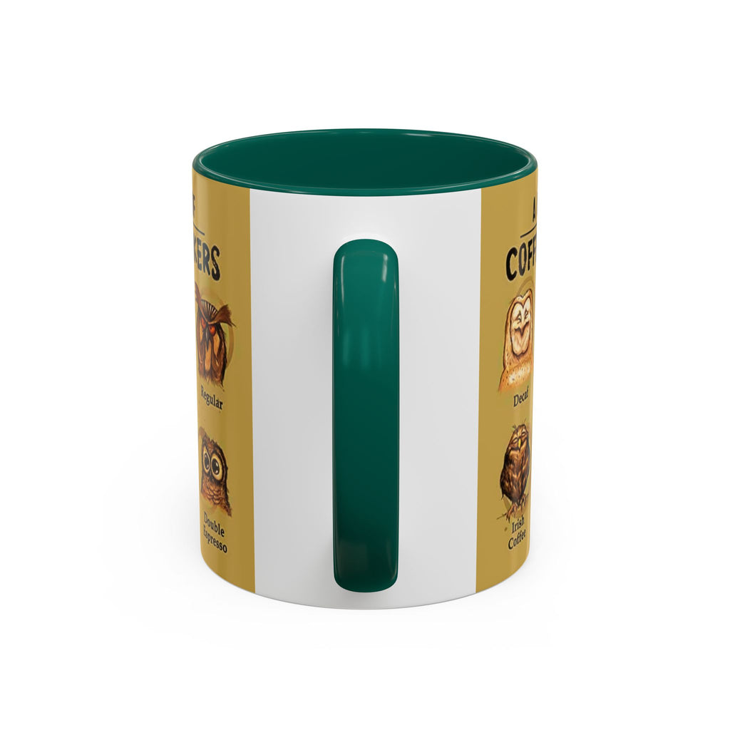 Coffee Owl Mug — "A Hoo's Hoo of Coffee Drinkers" 11oz/15oz