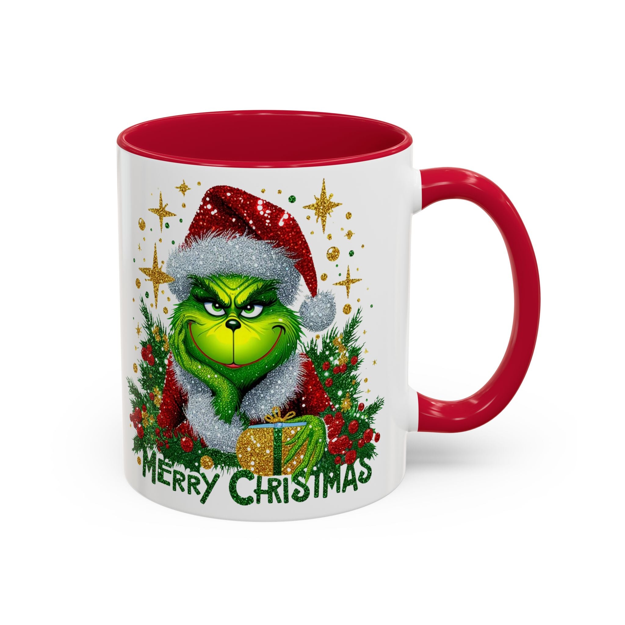 Grinchy Christmas Mug - 11oz & 15oz, Holiday Gift, Festive Beverage Cup, Winter Decorations, Fun Coffee Mug, Grinch Lover Gift