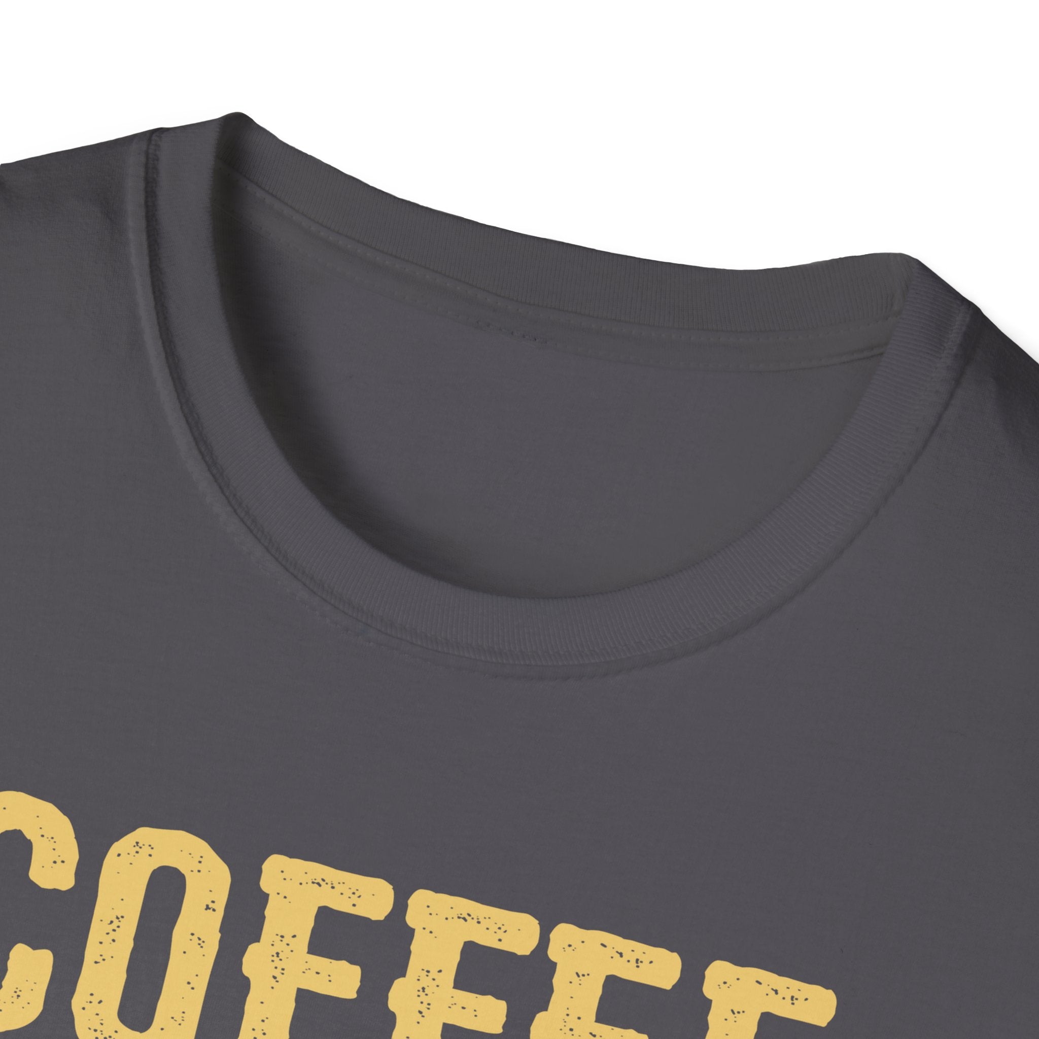 Coffee Because Murder Is Wrong T-Shirt | Black Cat Coffee Tee