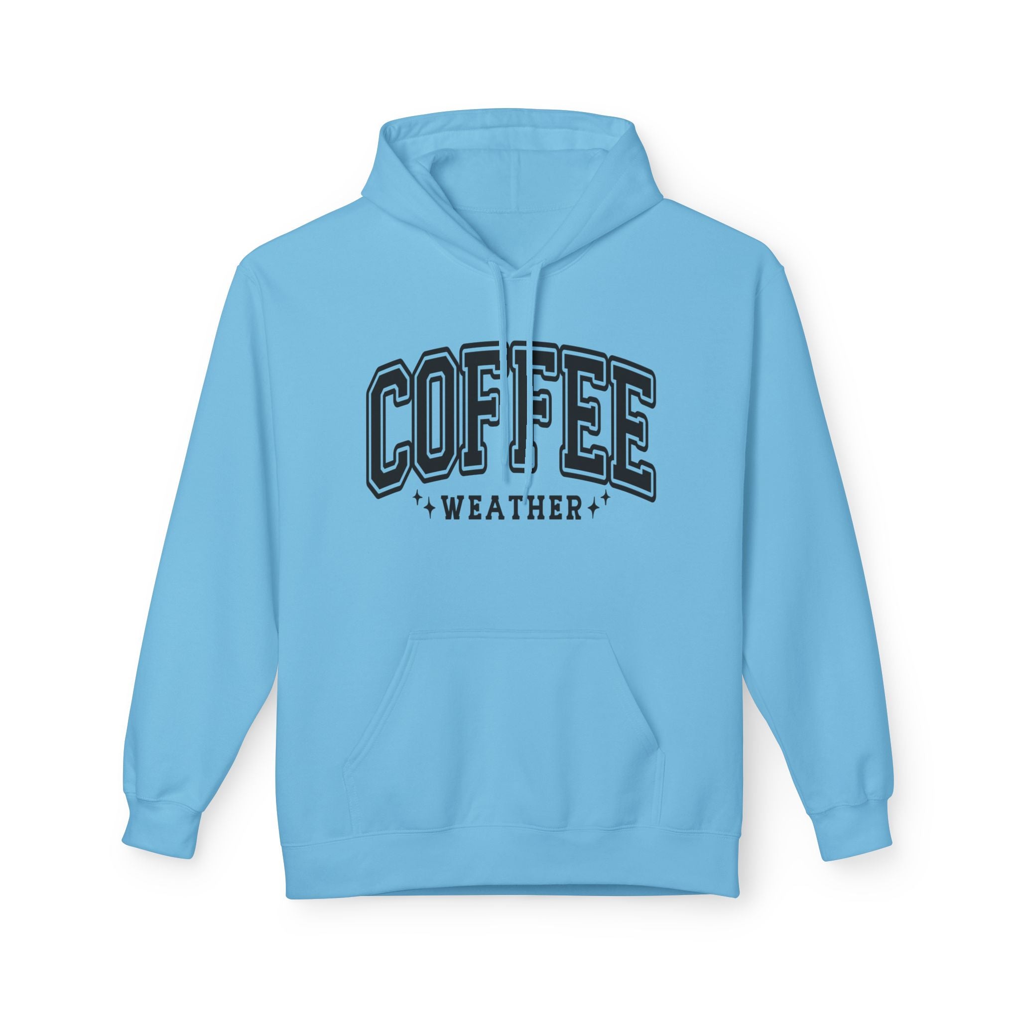 Cozy Coffee Weather Hoodie, Unisex Fleece Sweatshirt, Gift for Coffee Lovers, Fall Fashion, Casual Wear, Everyday Comfort