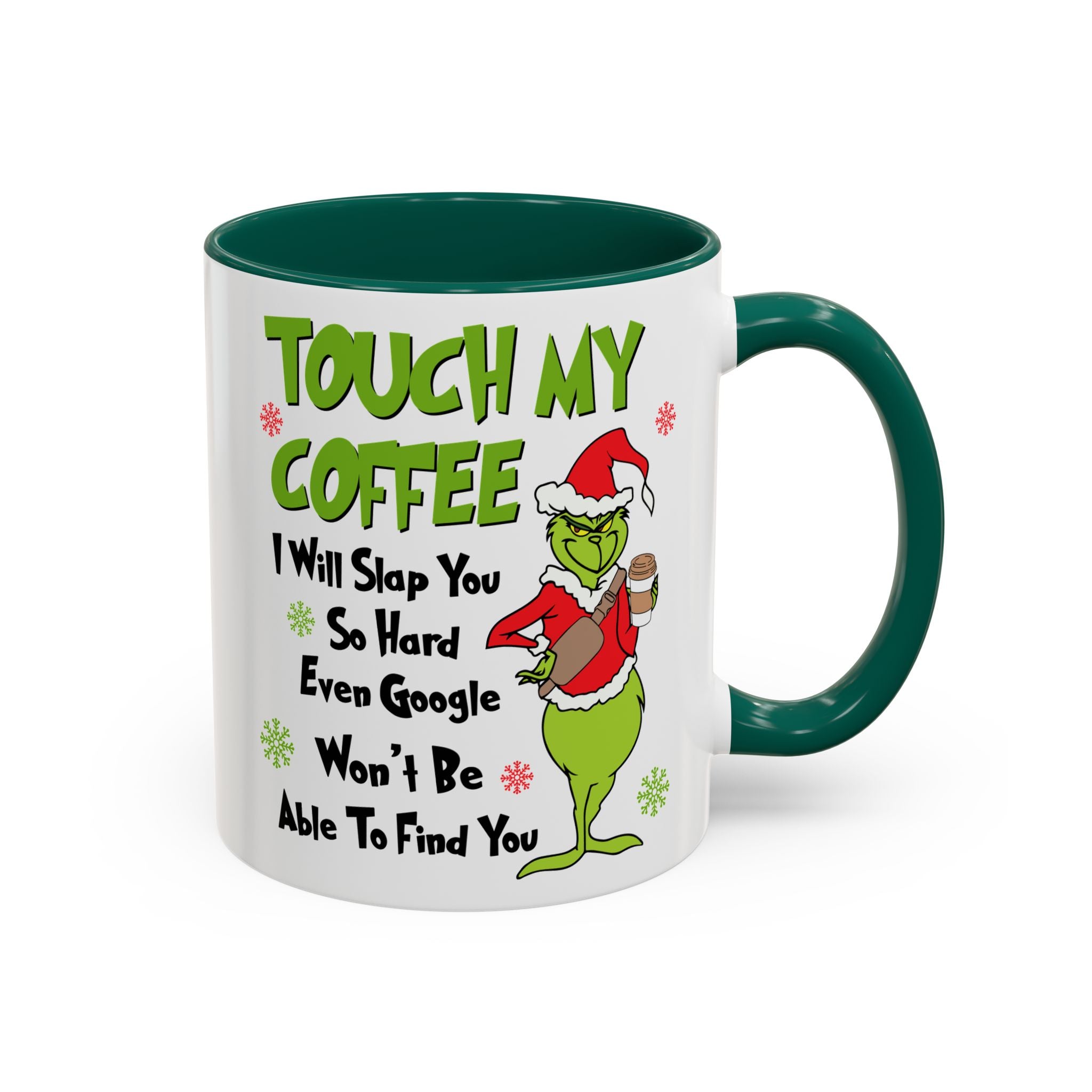 Colorful Grinch Coffee Mug - Fun Holiday Cup, Unique Gift, 11oz & 15oz Sizes, Perfect for Christmas, Funny Humor Mug, Coffee Lover's Delight