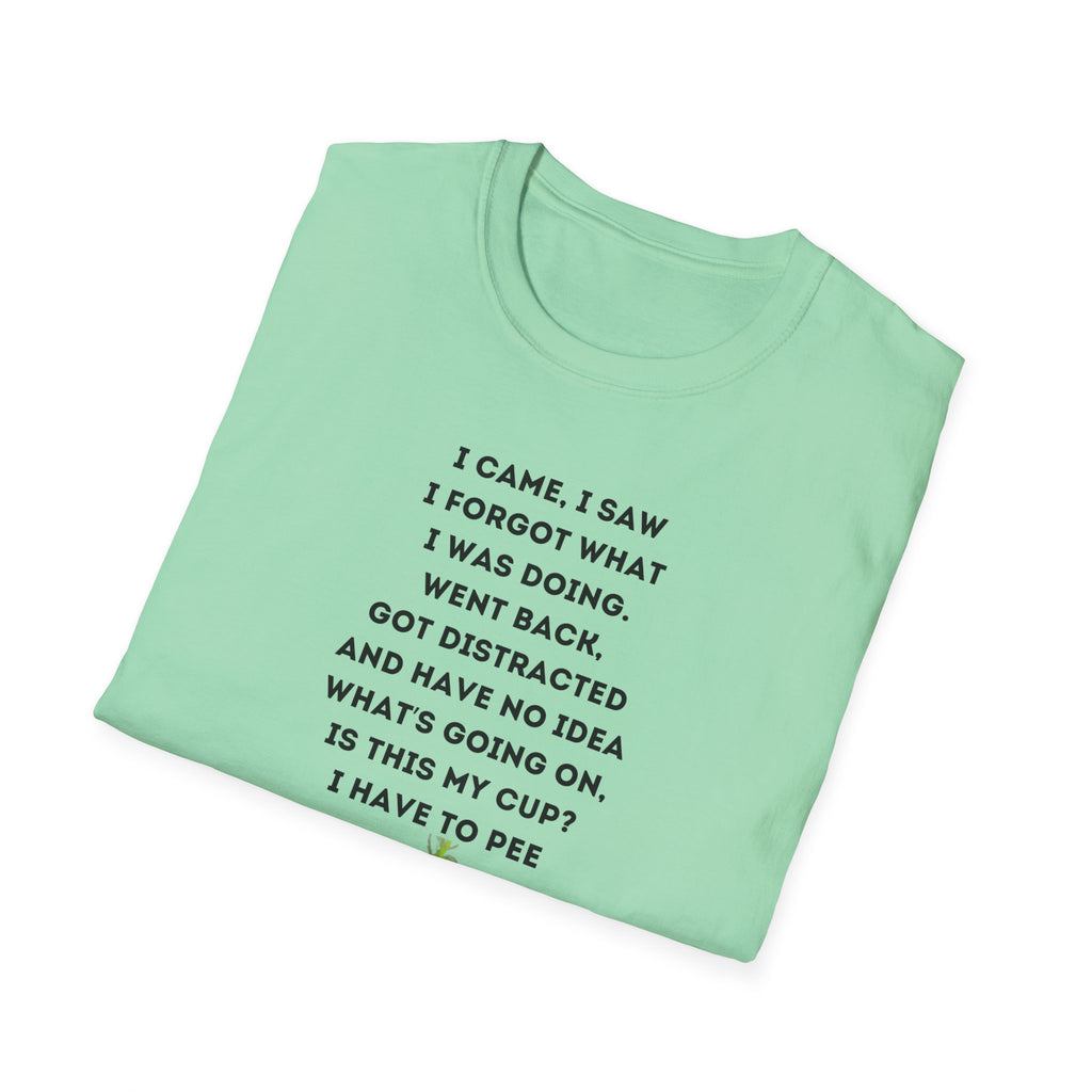Grumpy Grinch Character with Funny Relatable Quote T-Shirt | Meme Tee