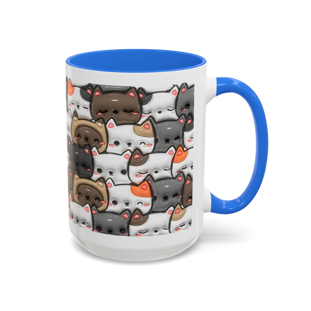 Colorful Cat Mugs - Cute Pet Lover Gift, Cat-Themed Coffee Cup, Cat Lover's Mug, Fun Kitchen Decor, Feline Art Drinkware
