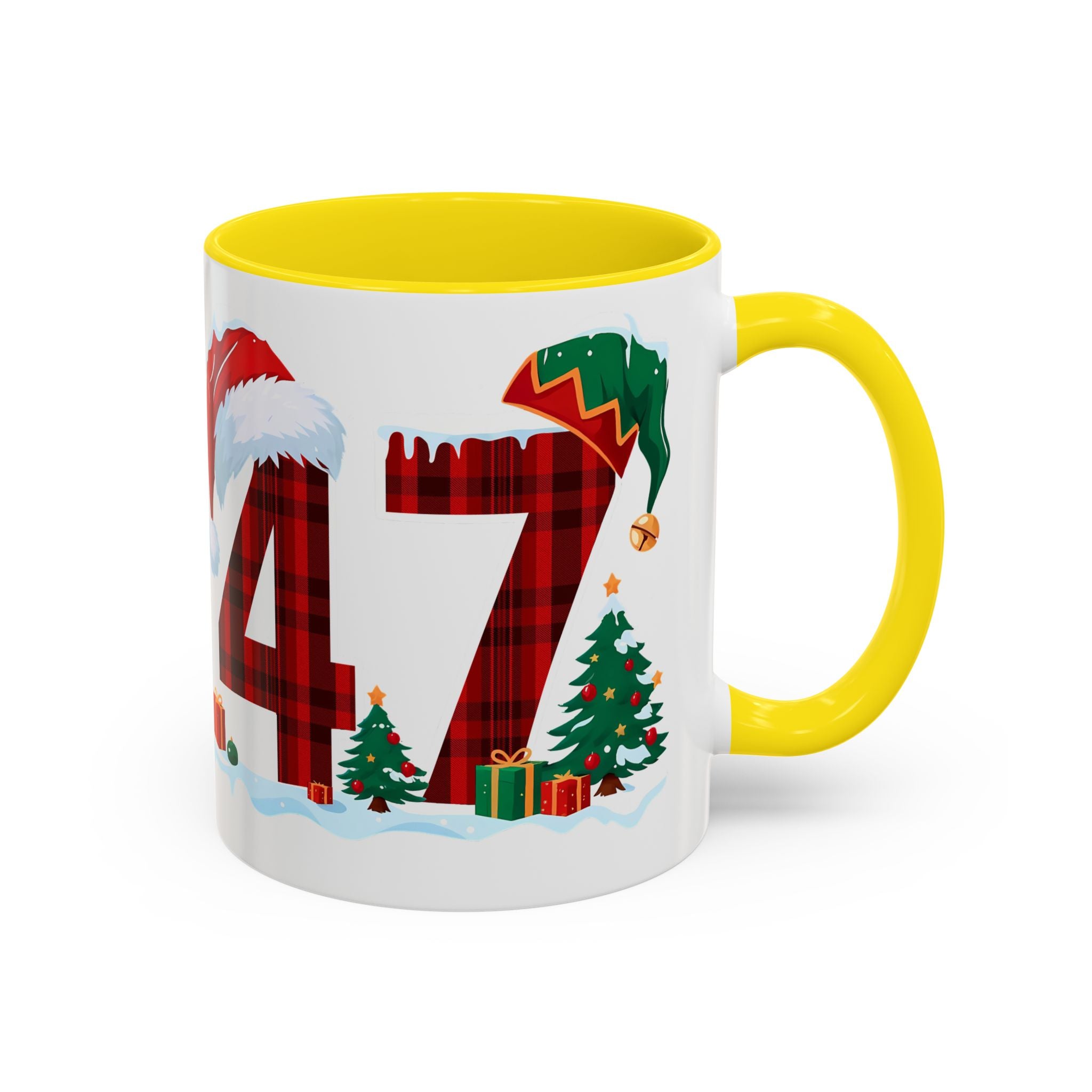 President 47 Trump Christmas Mug | Accent Coffee Mug