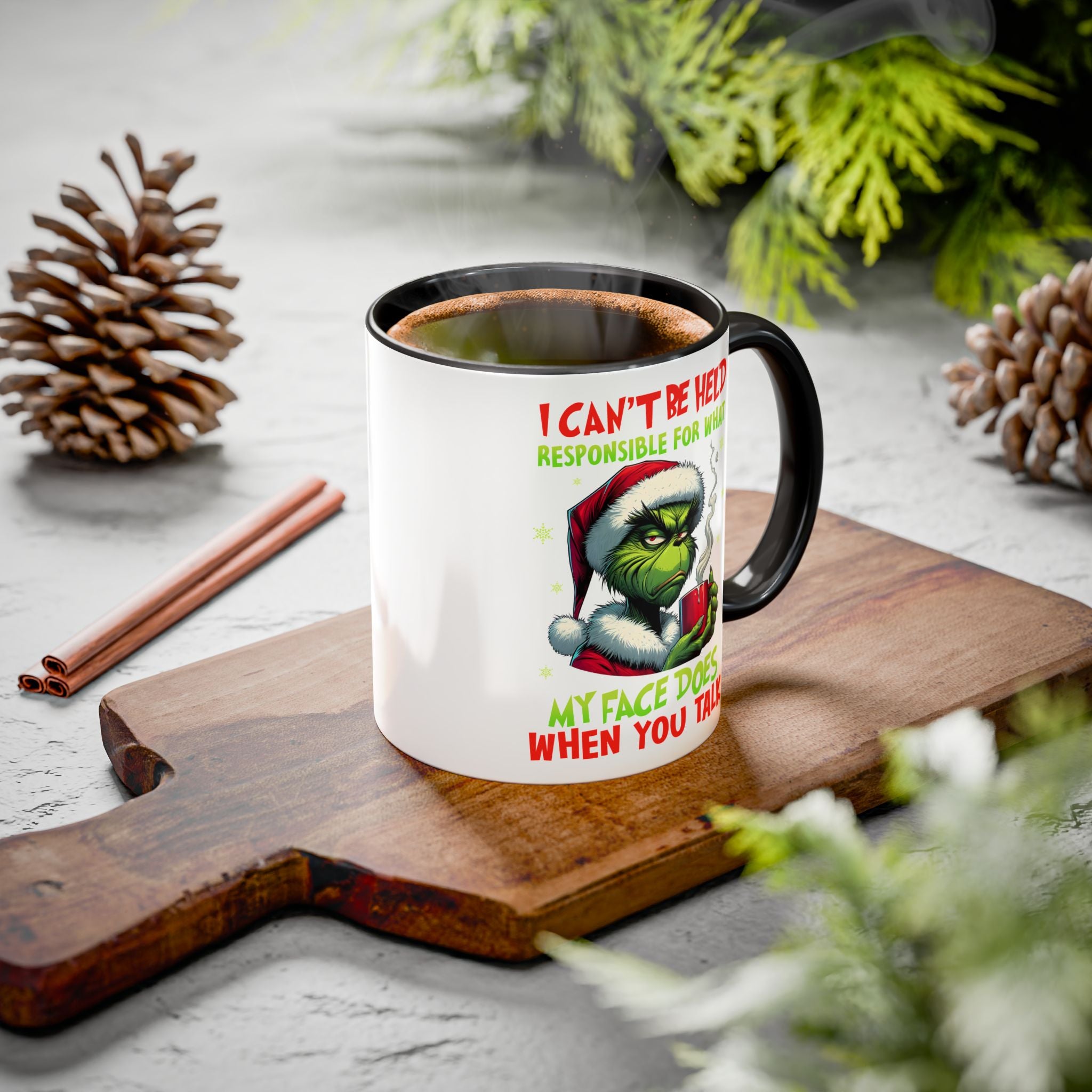Colorful Grinch Mugs - Perfect for the Holidays, Funny Gift, Coffee Mug, Christmas Present, Office Humor, Grinch Lover