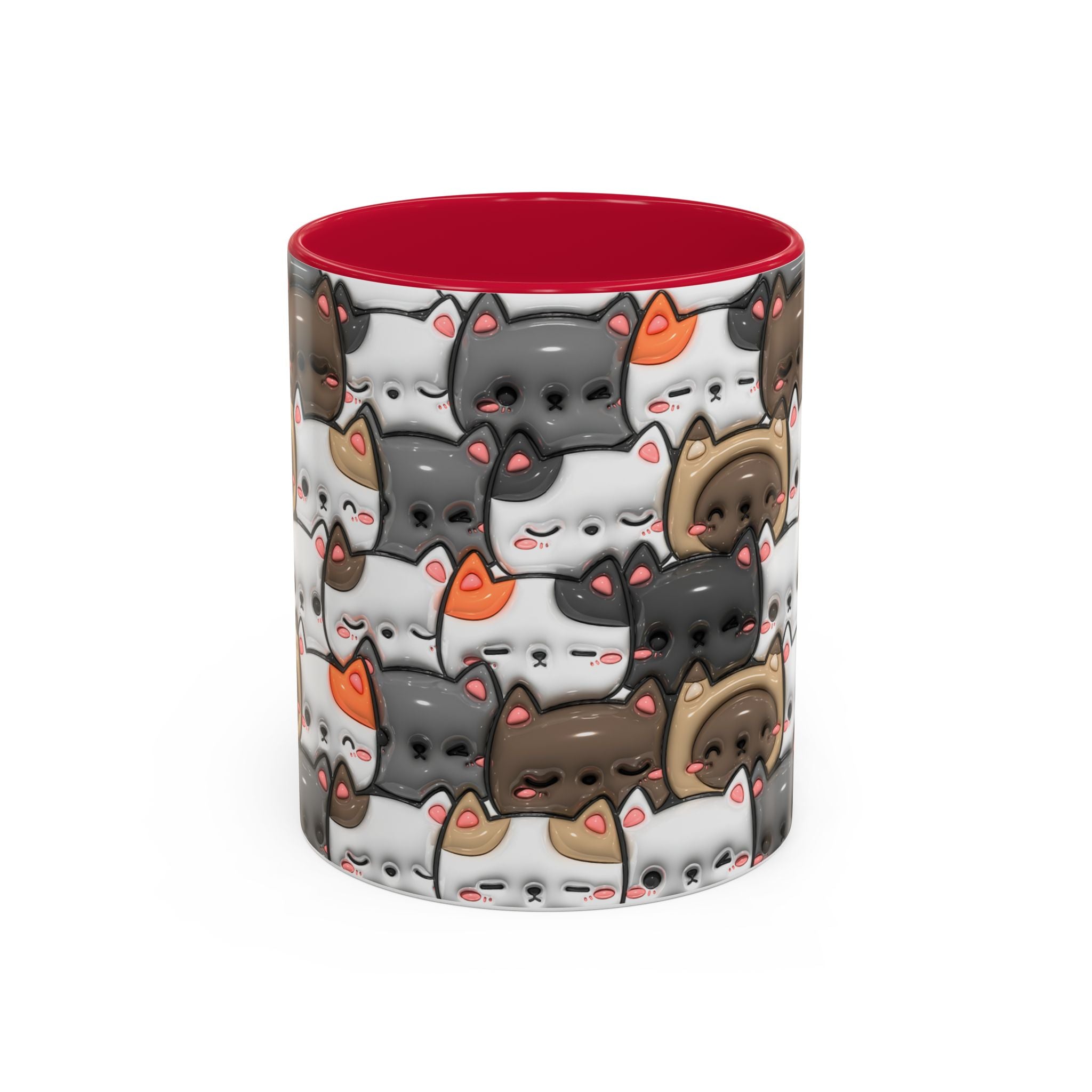 Colorful Cat Mugs - Cute Pet Lover Gift, Cat-Themed Coffee Cup, Cat Lover's Mug, Fun Kitchen Decor, Feline Art Drinkware