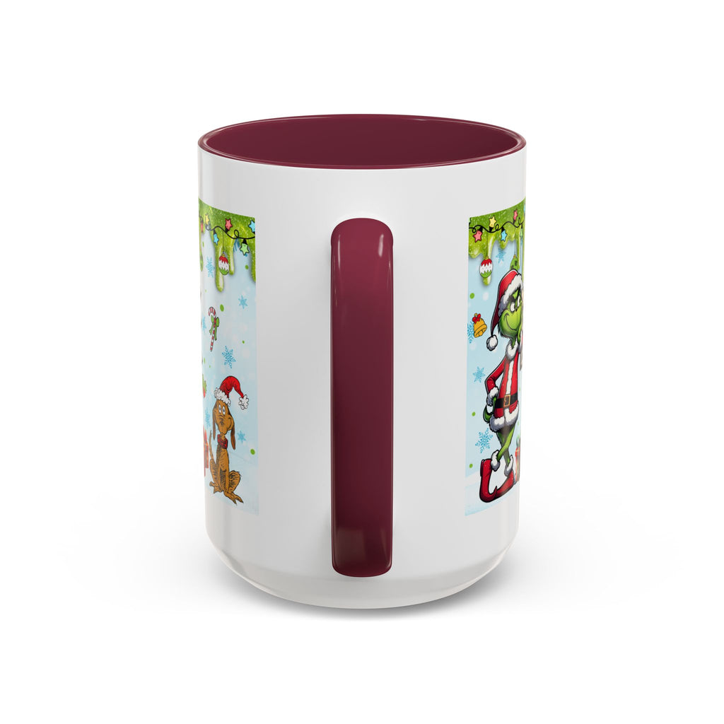 Grinch Christmas Mug | Colorful 11oz 15oz Ceramic Coffee Cup