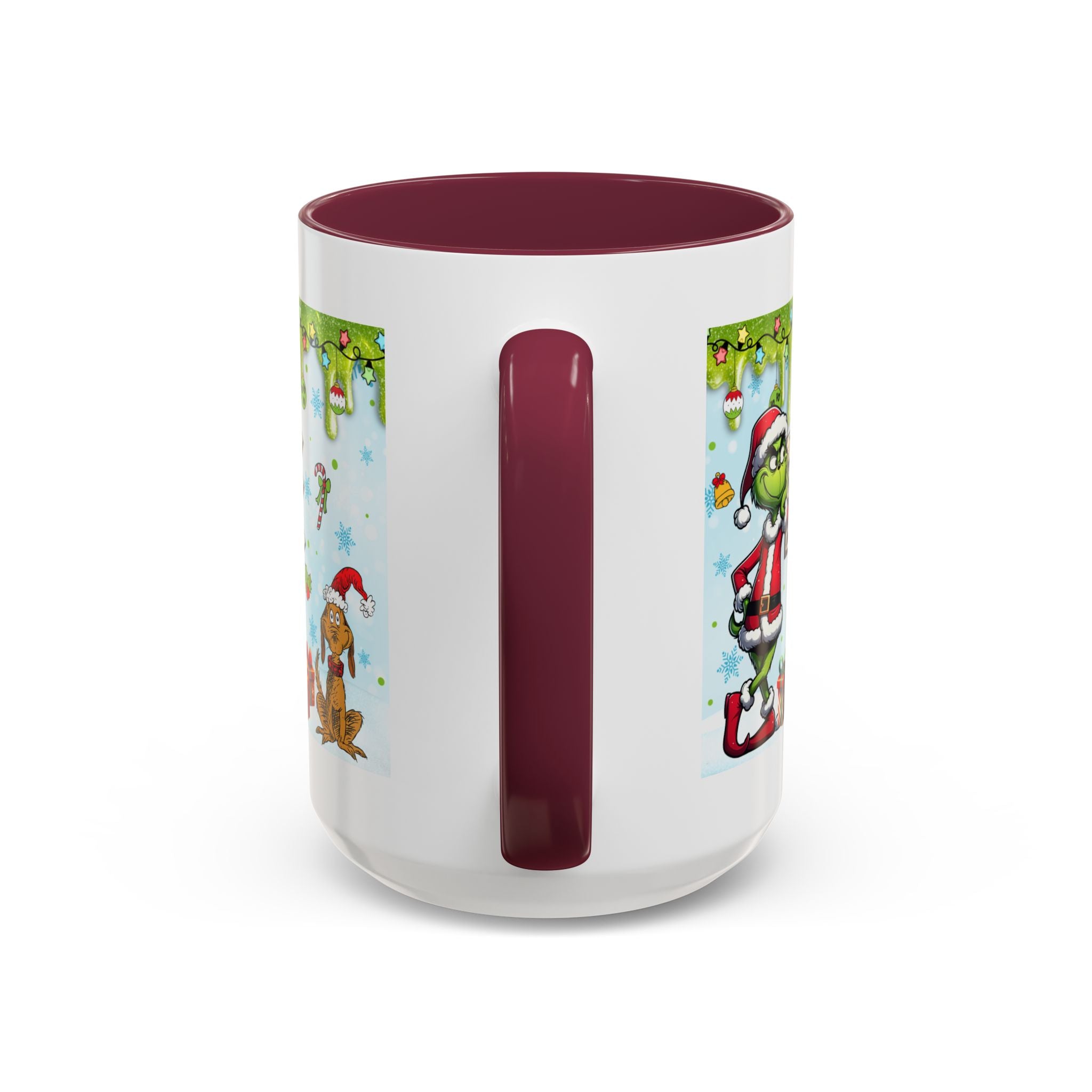 Grinch Christmas Mug | Colorful 11oz 15oz Ceramic Coffee Cup