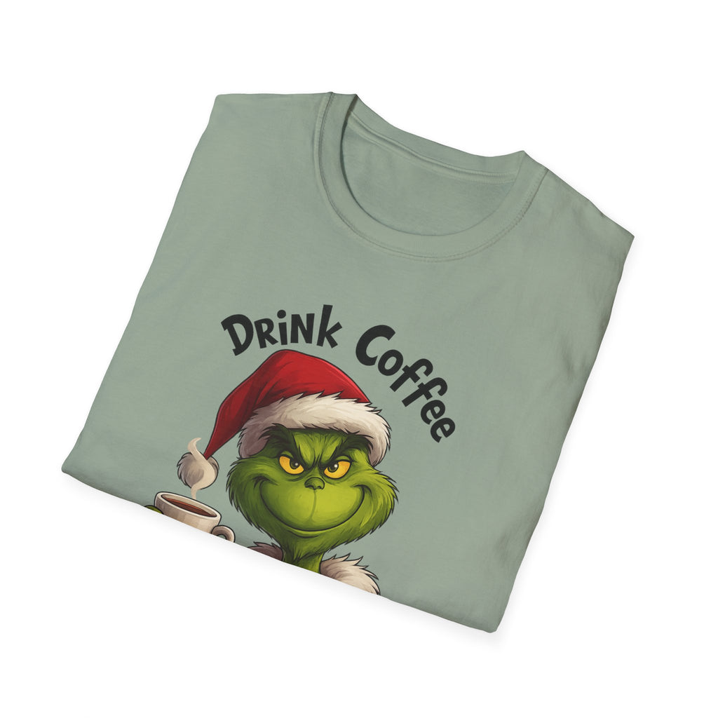 Drink Coffee Grinches T-Shirt | Christmas Grinches Holiday Shirt