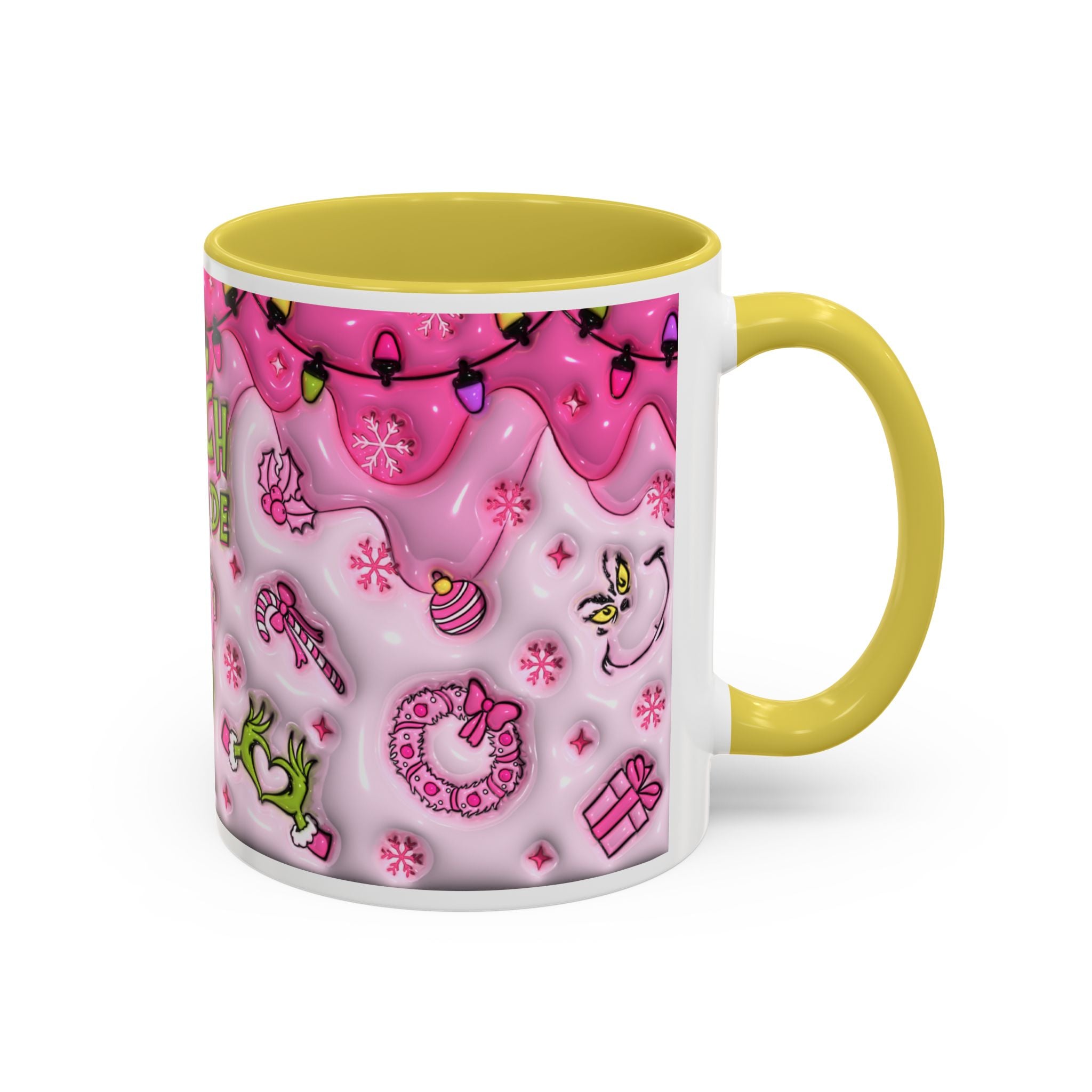Colorful Grinch Mug, Holiday Gift, Whimsical Drinkware, Festive Coffee Cup, Christmas Decor, Grinch Mode Mug