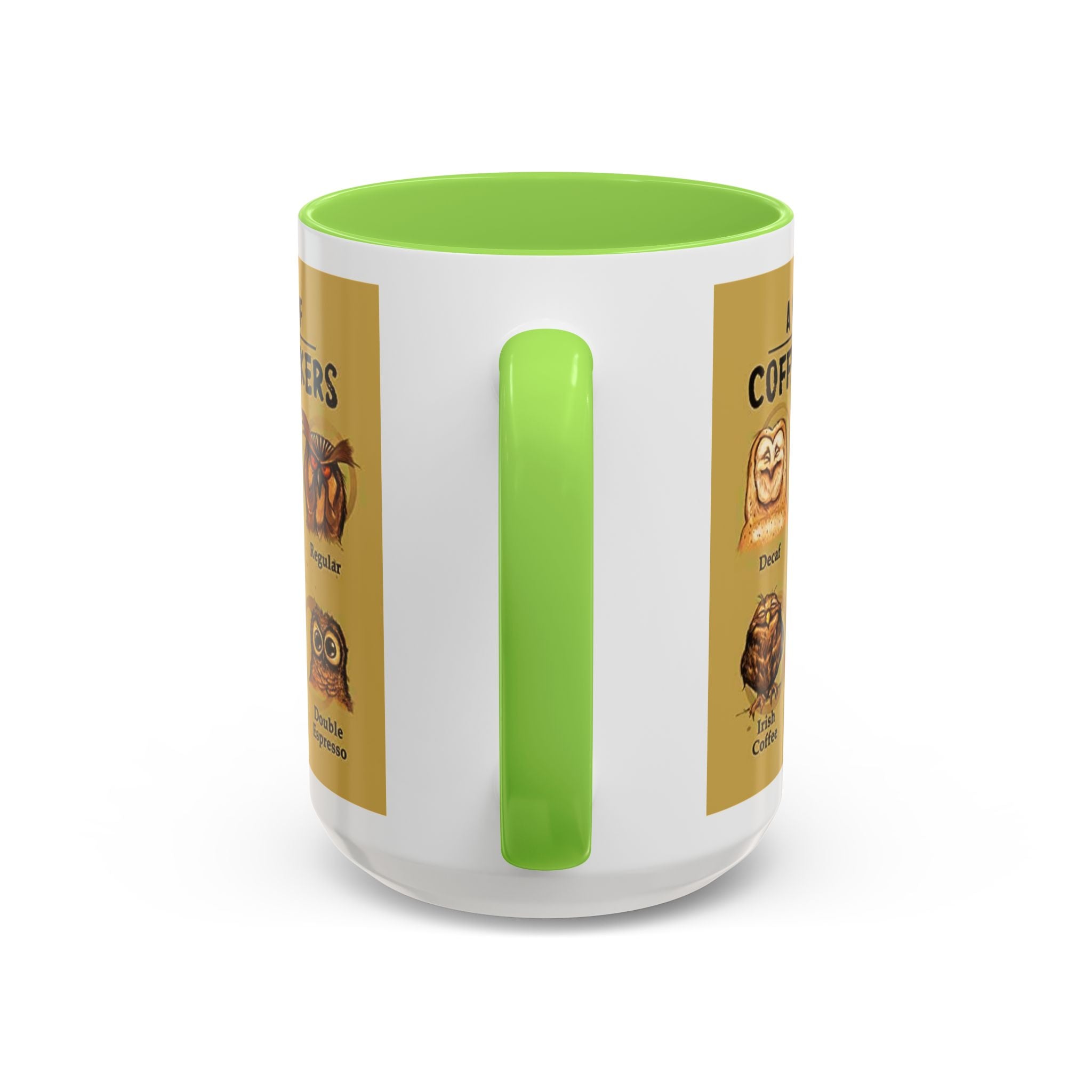 Coffee Owl Mug — "A Hoo's Hoo of Coffee Drinkers" 11oz/15oz