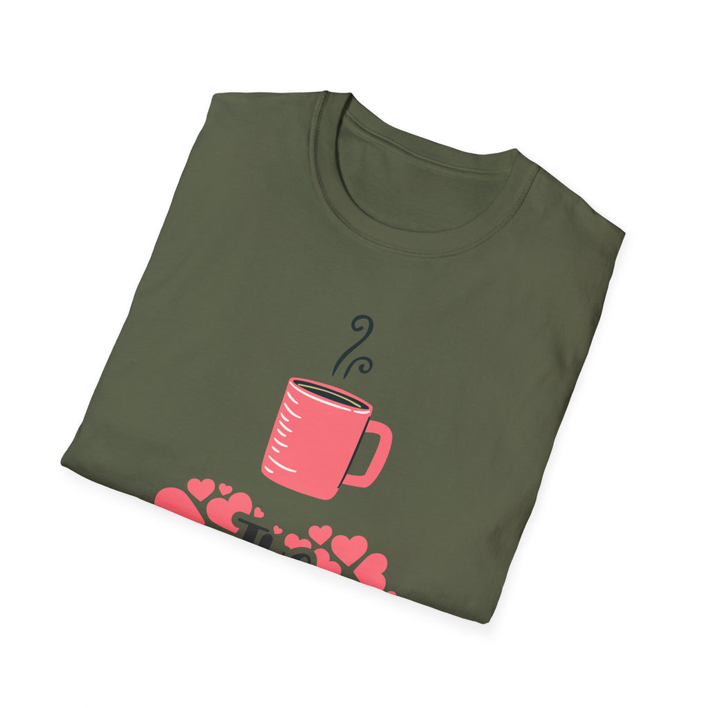 The Hot Coffee Mug Life - Unisex Softstyle T-Shirt