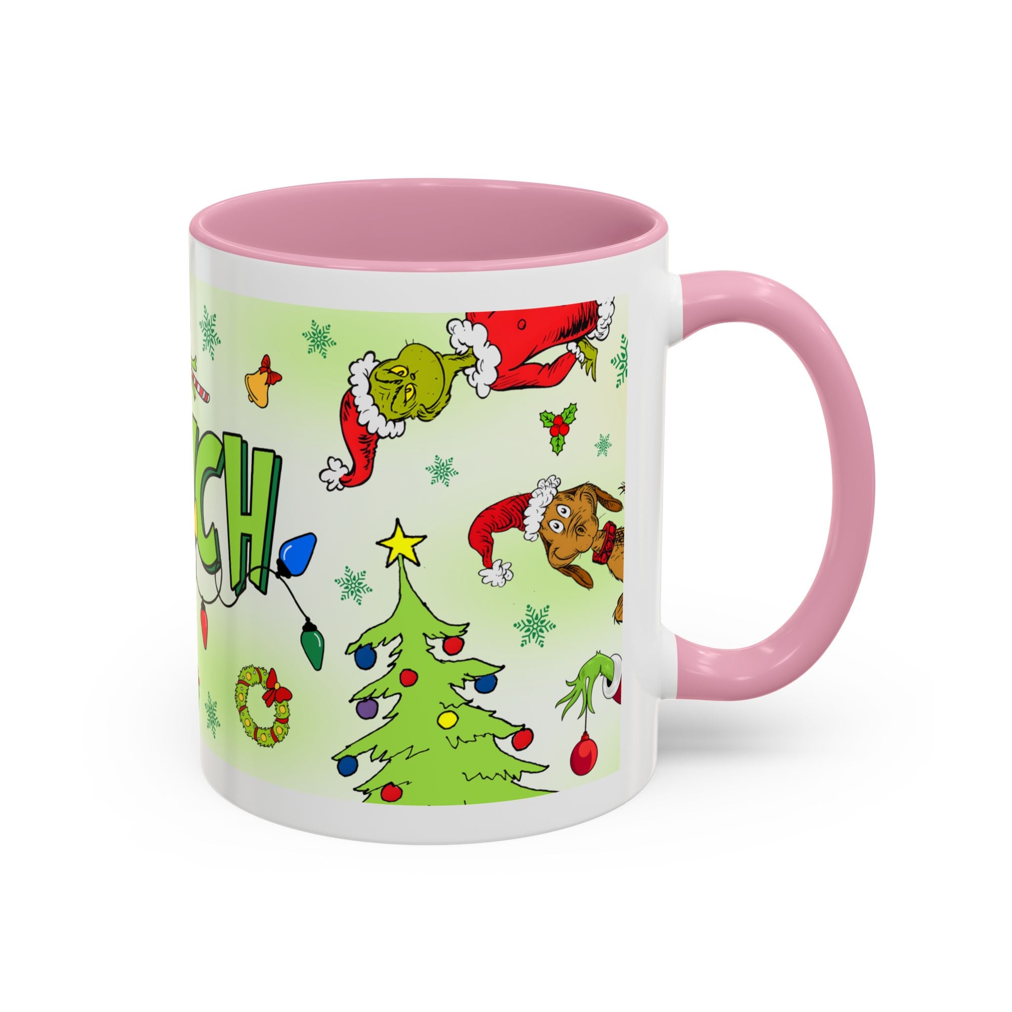Whimsical The Grinch Mugs, Funny Holiday Gift, Christmas Coffee Cup, Festive Drinkware, Grinch Themed Mug