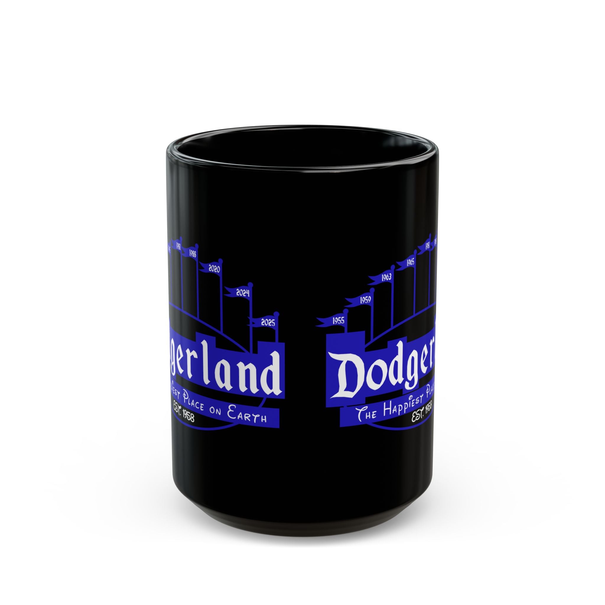Dodgerland Logo Mug | Black Ceramic Coffee Mug