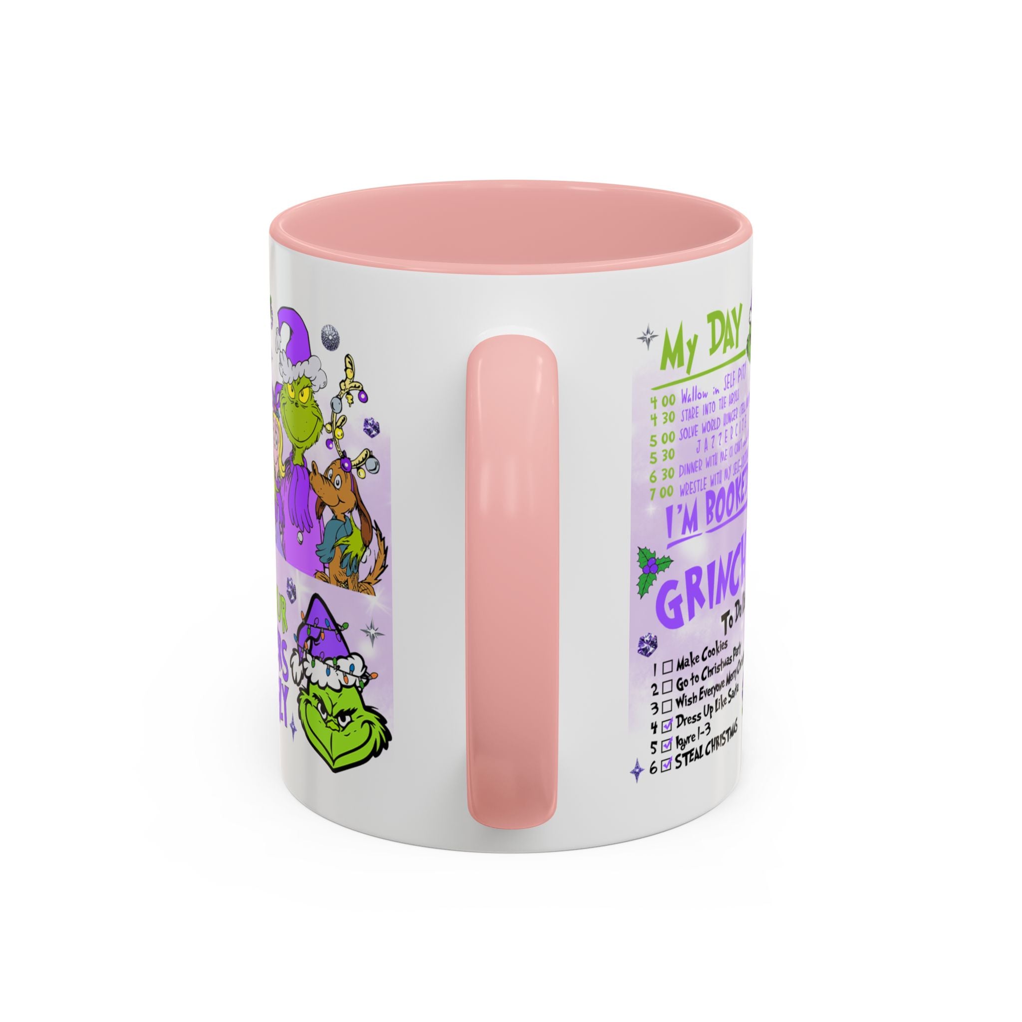 Grinchy Accent Coffee Mug - Fun Holiday Gift, Christmas Decor, Grinch Fan Merchandise, Unique Coffee Cup, Holiday Humor
