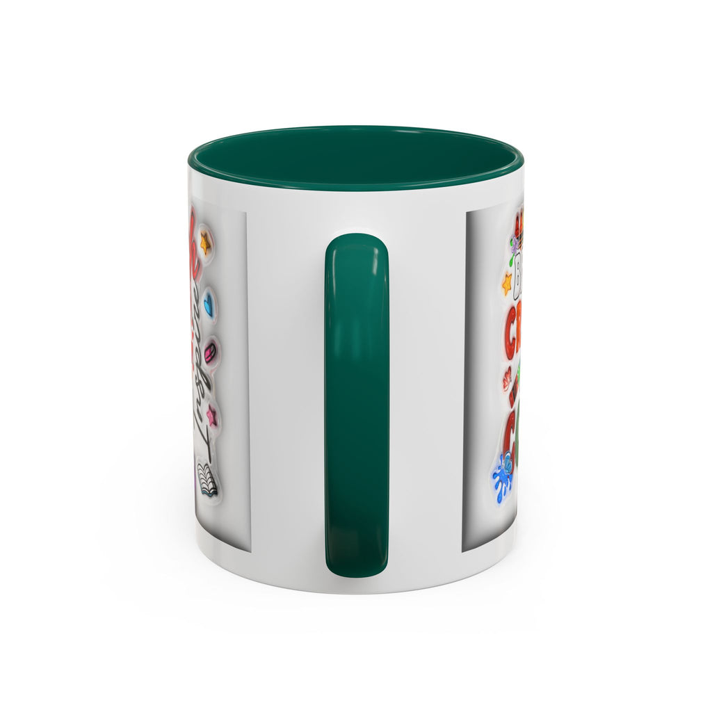 Personalized Teacher Mugs | Colorful 11oz & 15oz Coffee Cups | Fun Gift for Educators | Back to School | Teacher Appreciation