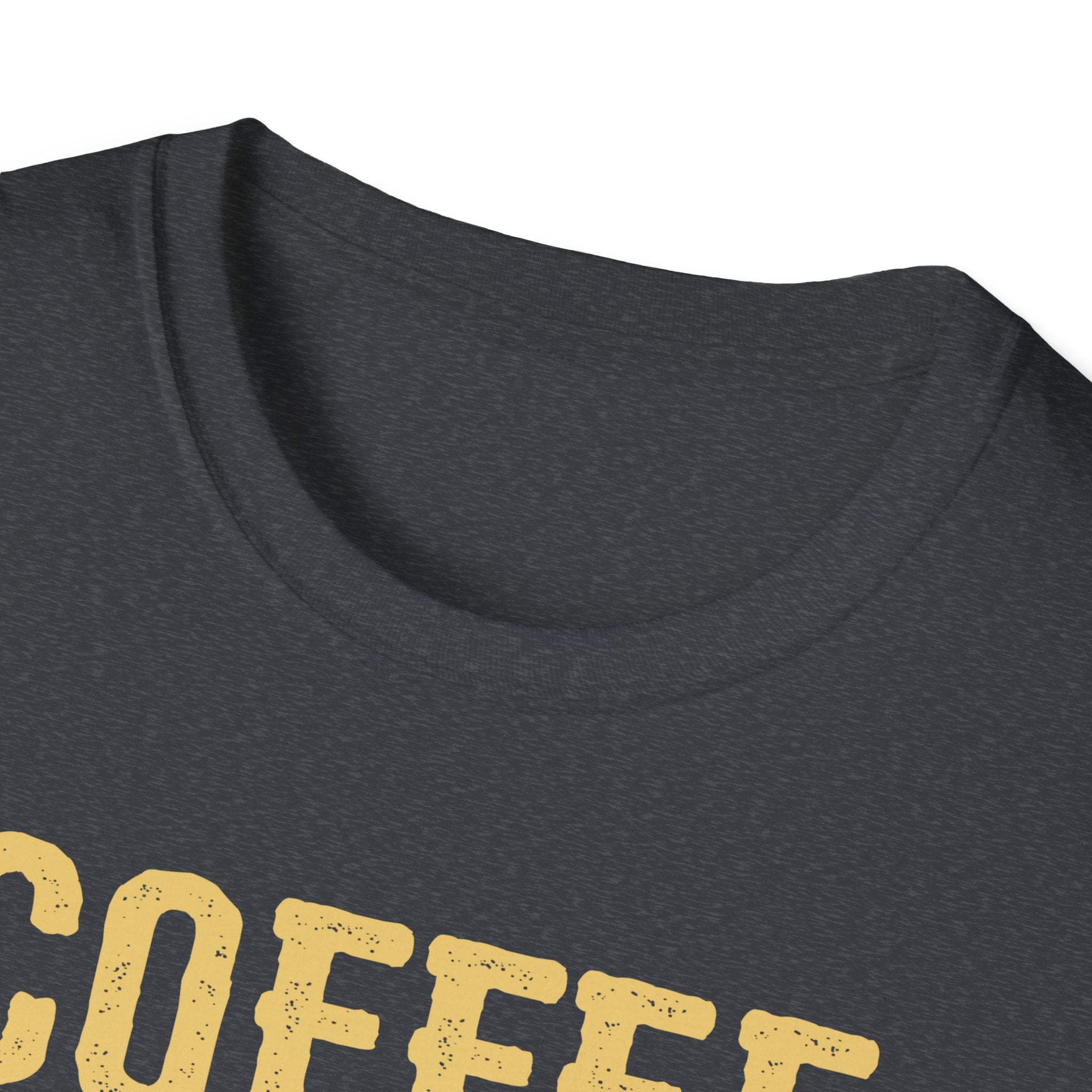Coffee Because Murder Is Wrong T-Shirt | Black Cat Coffee Tee