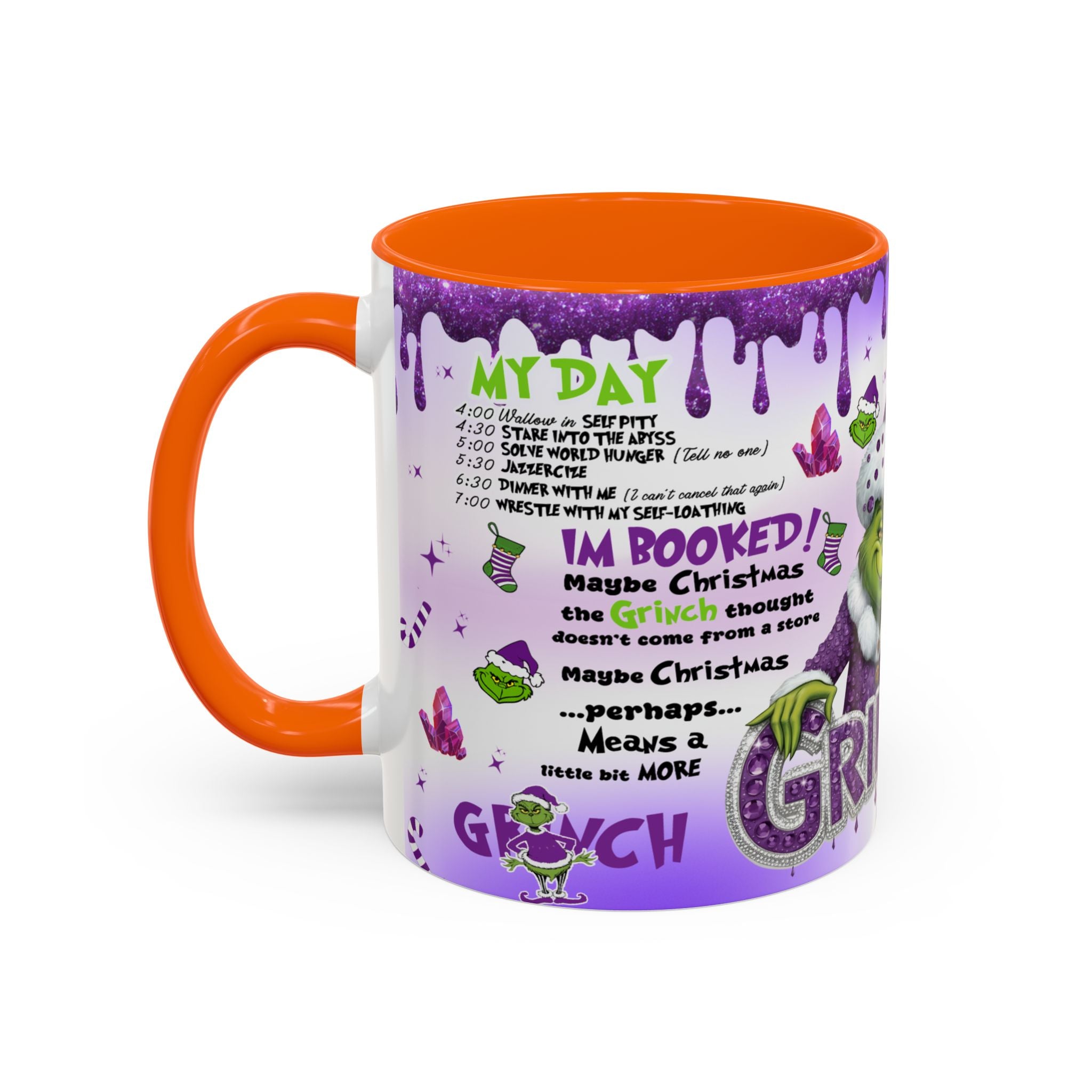Grinchy Coffee Mug - Fun Holiday Mug, Christmas Gift, Office Decor, Grinch Lovers, DNA Test Humor
