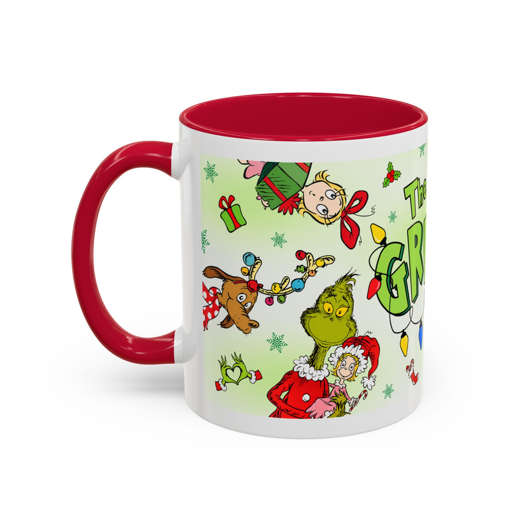 Whimsical The Grinch Mugs, Funny Holiday Gift, Christmas Coffee Cup, Festive Drinkware, Grinch Themed Mug