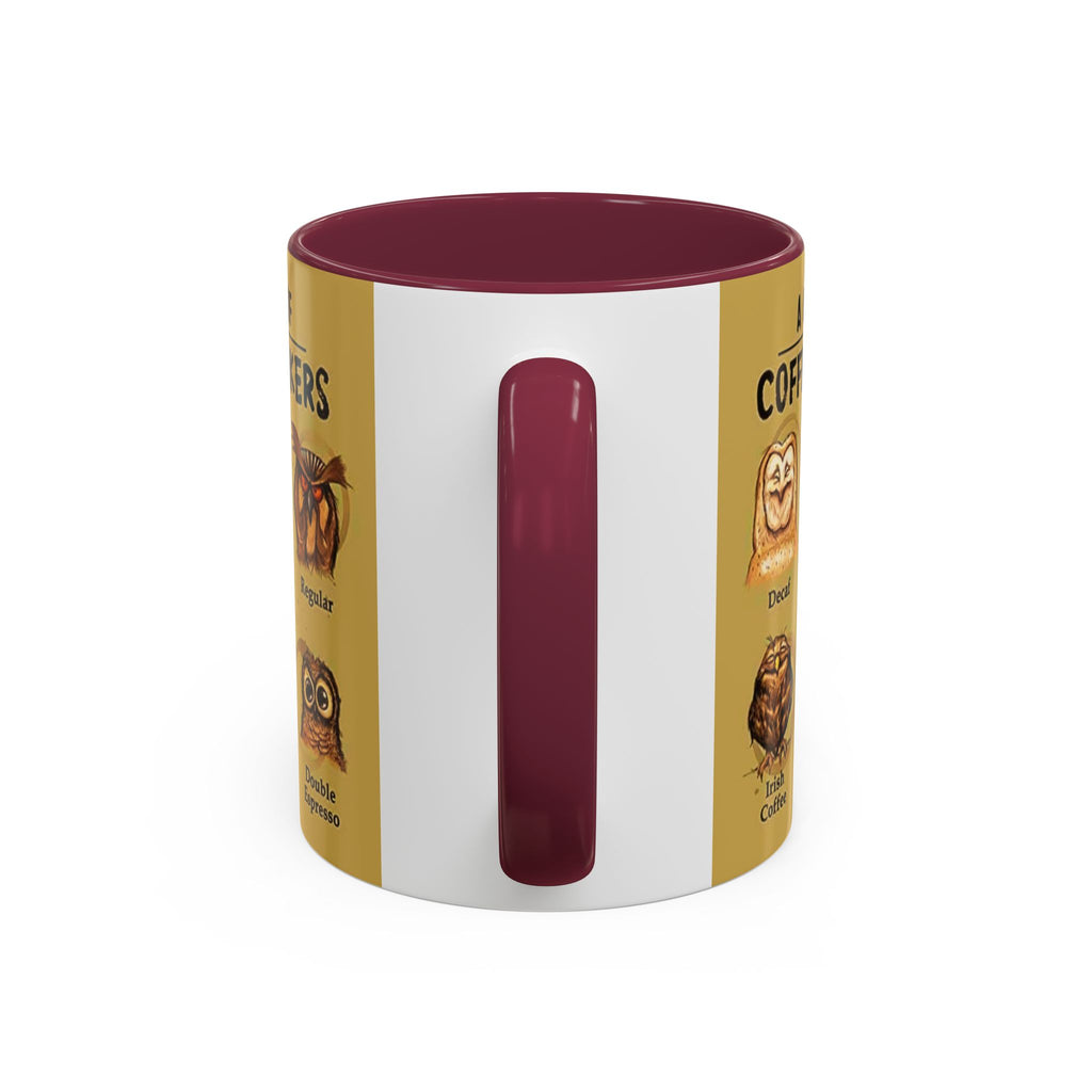 Coffee Owl Mug — "A Hoo's Hoo of Coffee Drinkers" 11oz/15oz