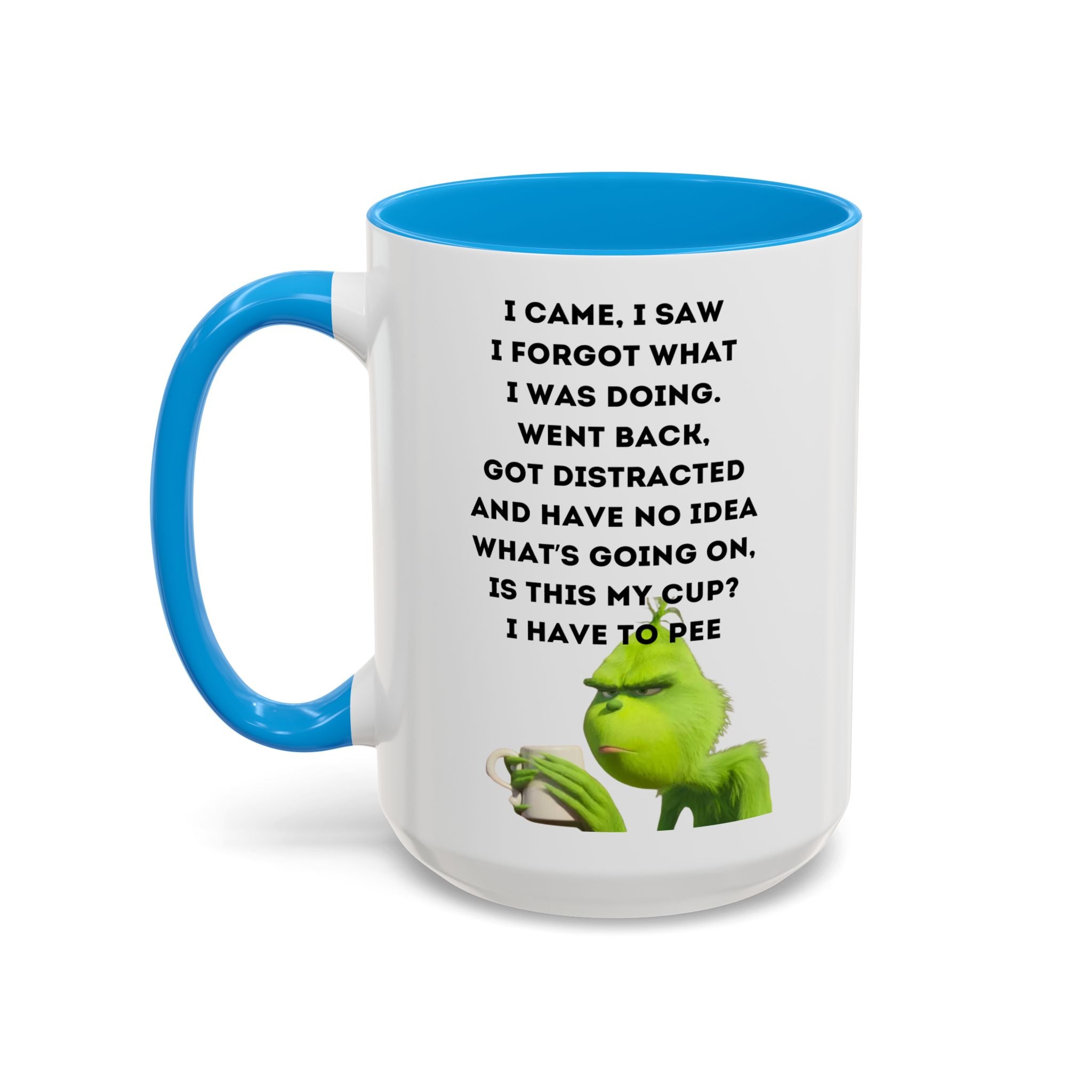 Colorful Grinch Coffee Mug, Fun Holiday Gift, Funny Tea Cup, Quirky Kitchen Decor, Grinch Fan Mug, Christmas Gift Idea