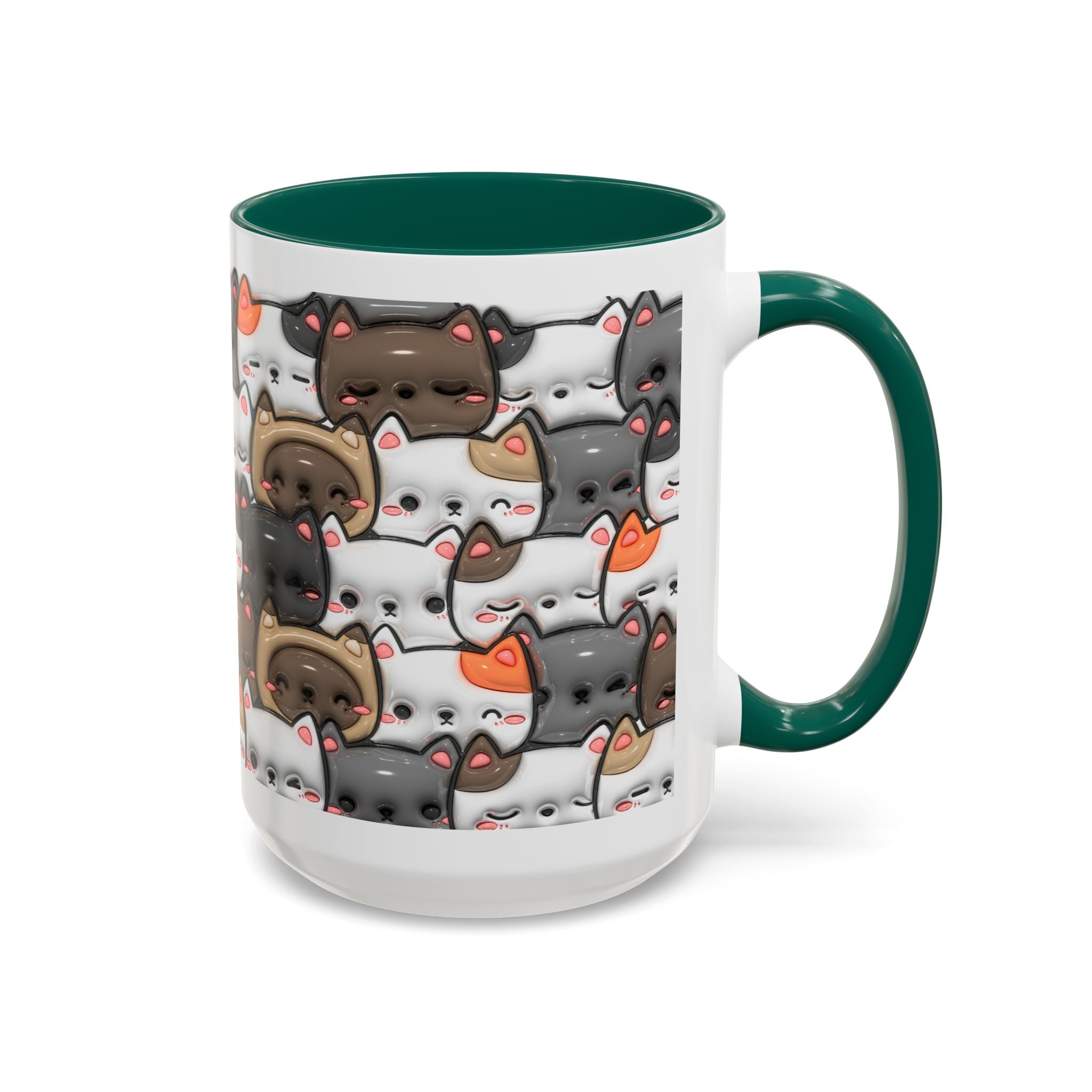 Colorful Cat Mugs - Cute Pet Lover Gift, Cat-Themed Coffee Cup, Cat Lover's Mug, Fun Kitchen Decor, Feline Art Drinkware