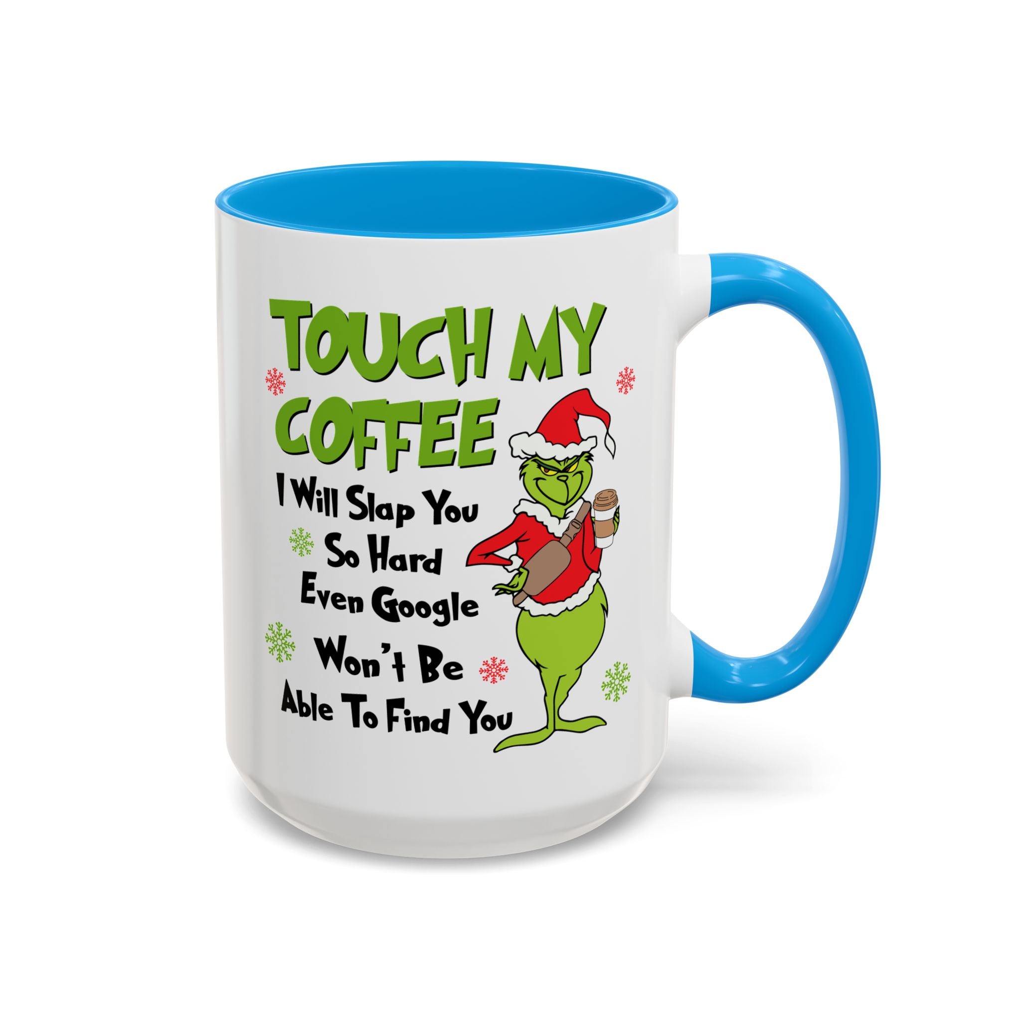 Colorful Grinch Coffee Mug - Fun Holiday Cup, Unique Gift, 11oz & 15oz Sizes, Perfect for Christmas, Funny Humor Mug, Coffee Lover's Delight